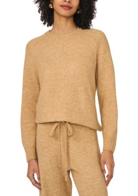 Vince Camuto Women's Long Sleeve Boat Neck Sweater Athletic Top, XS