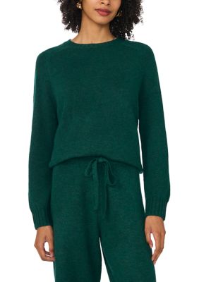 Vince Camuto Women's Long Sleeve Boat Neck Sweater Athletic Top, XS