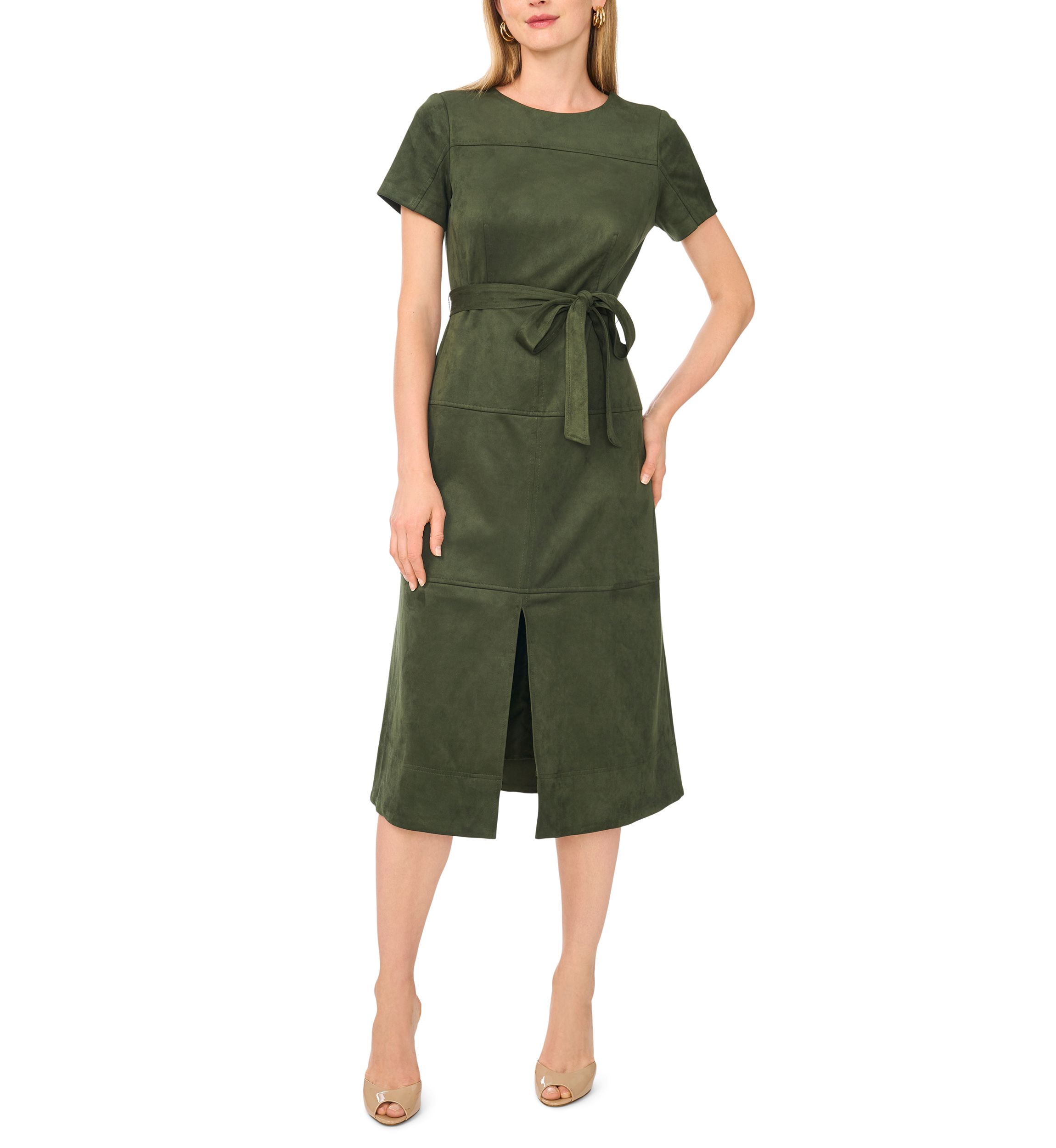 vince camuto green eyelet dress Dresses champagne evening dresses