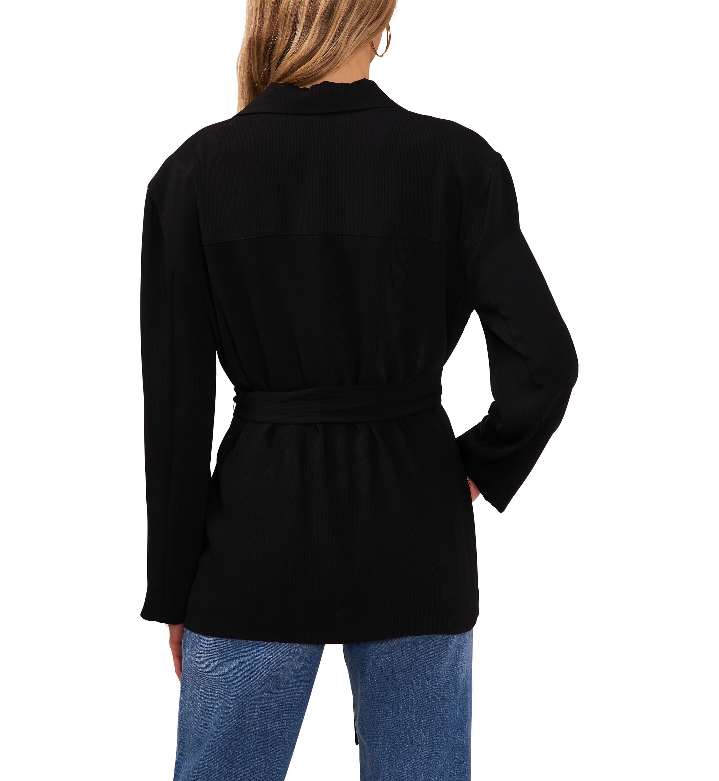 Womens Button Front Soft Jacket