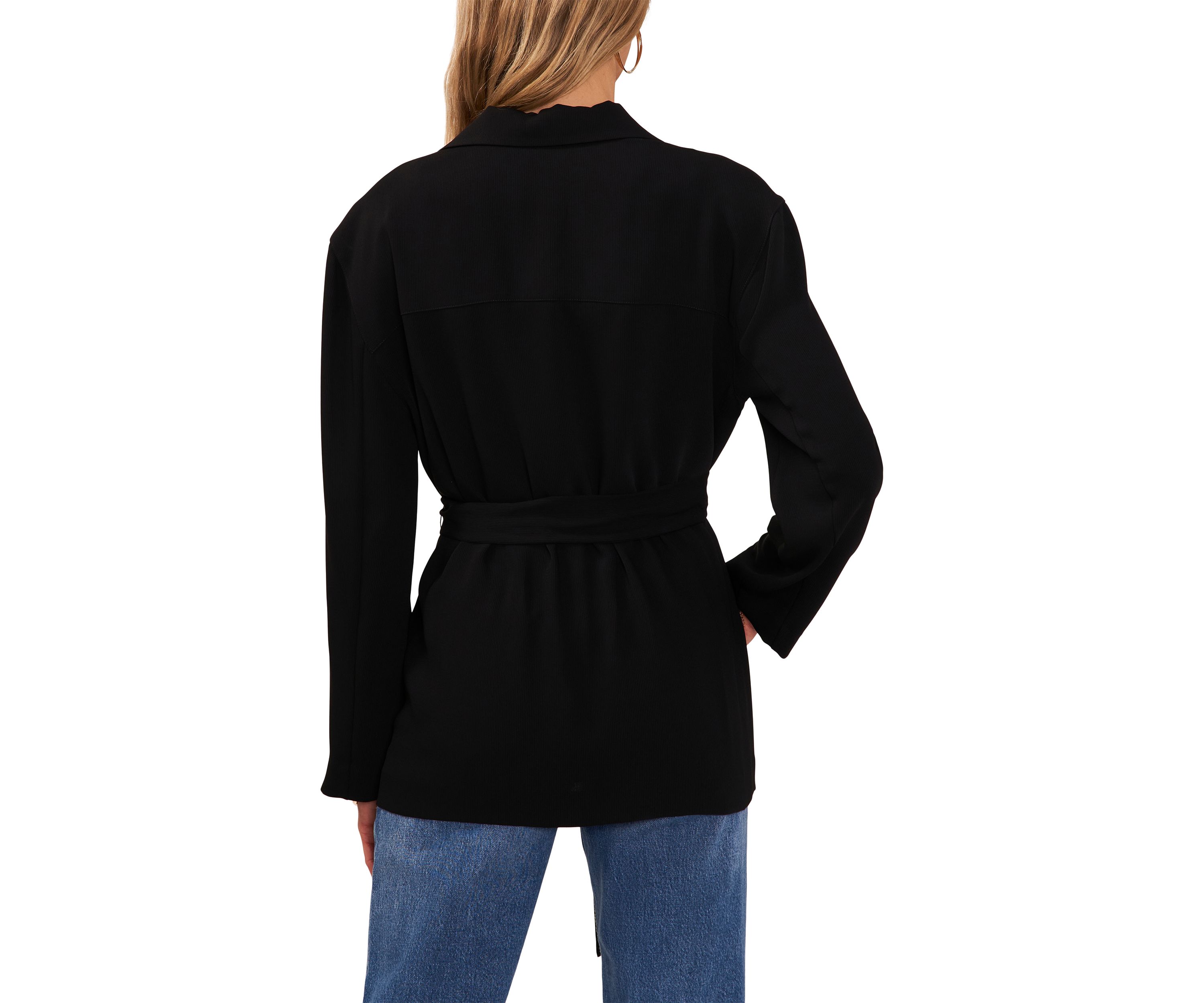 Womens Button Front Soft Jacket