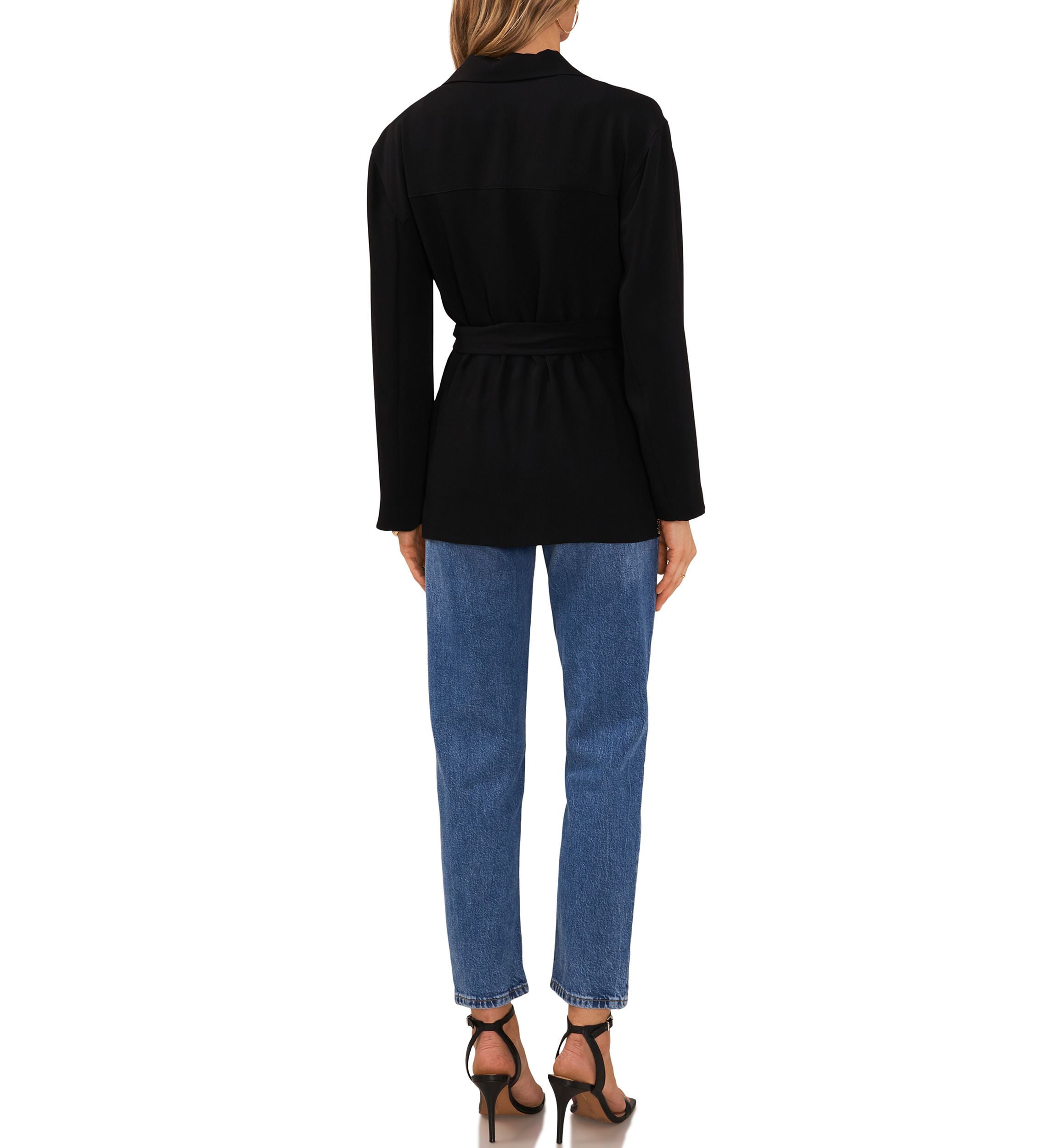 Womens Button Front Soft Jacket