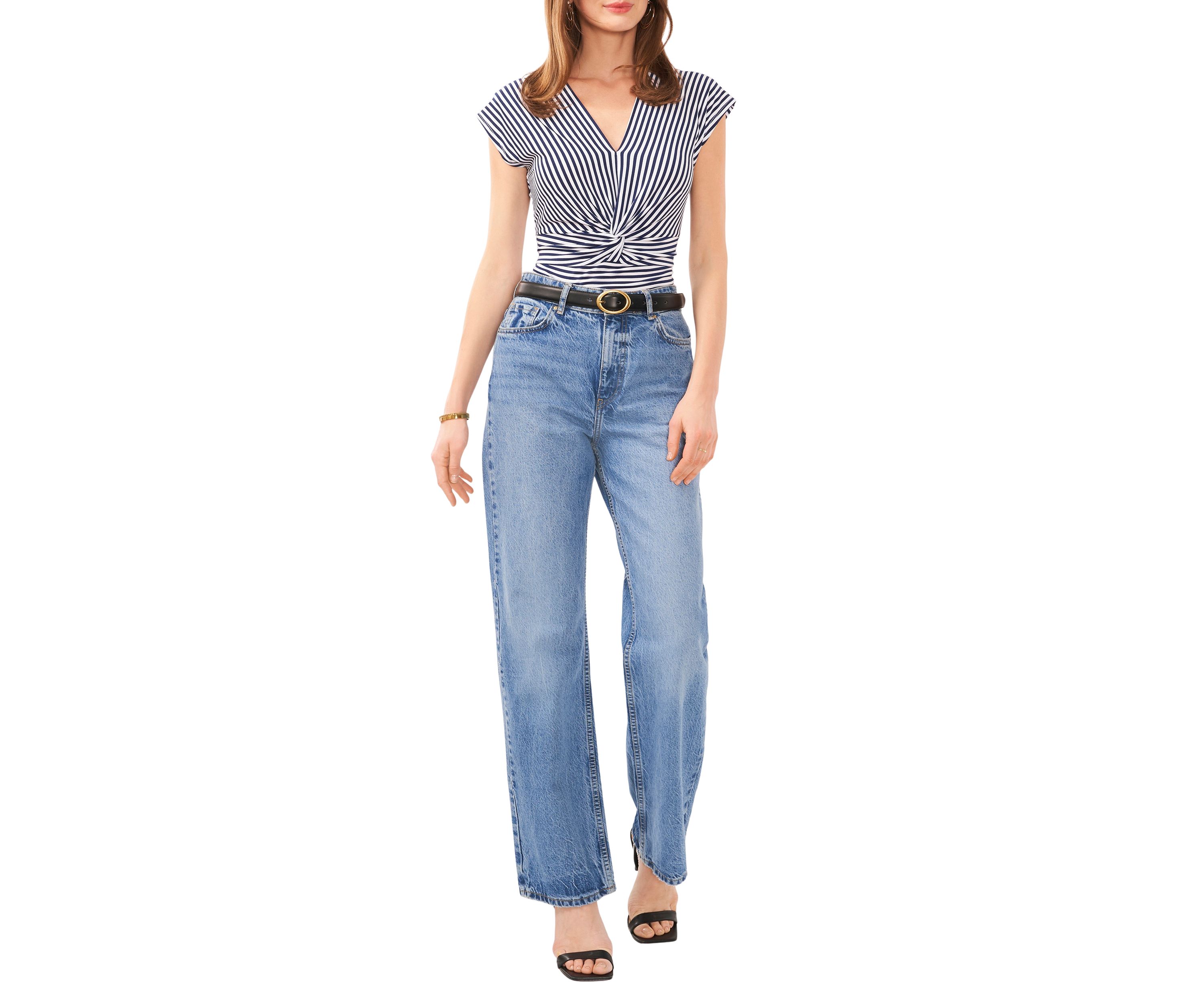 Womens Twist Knit Top