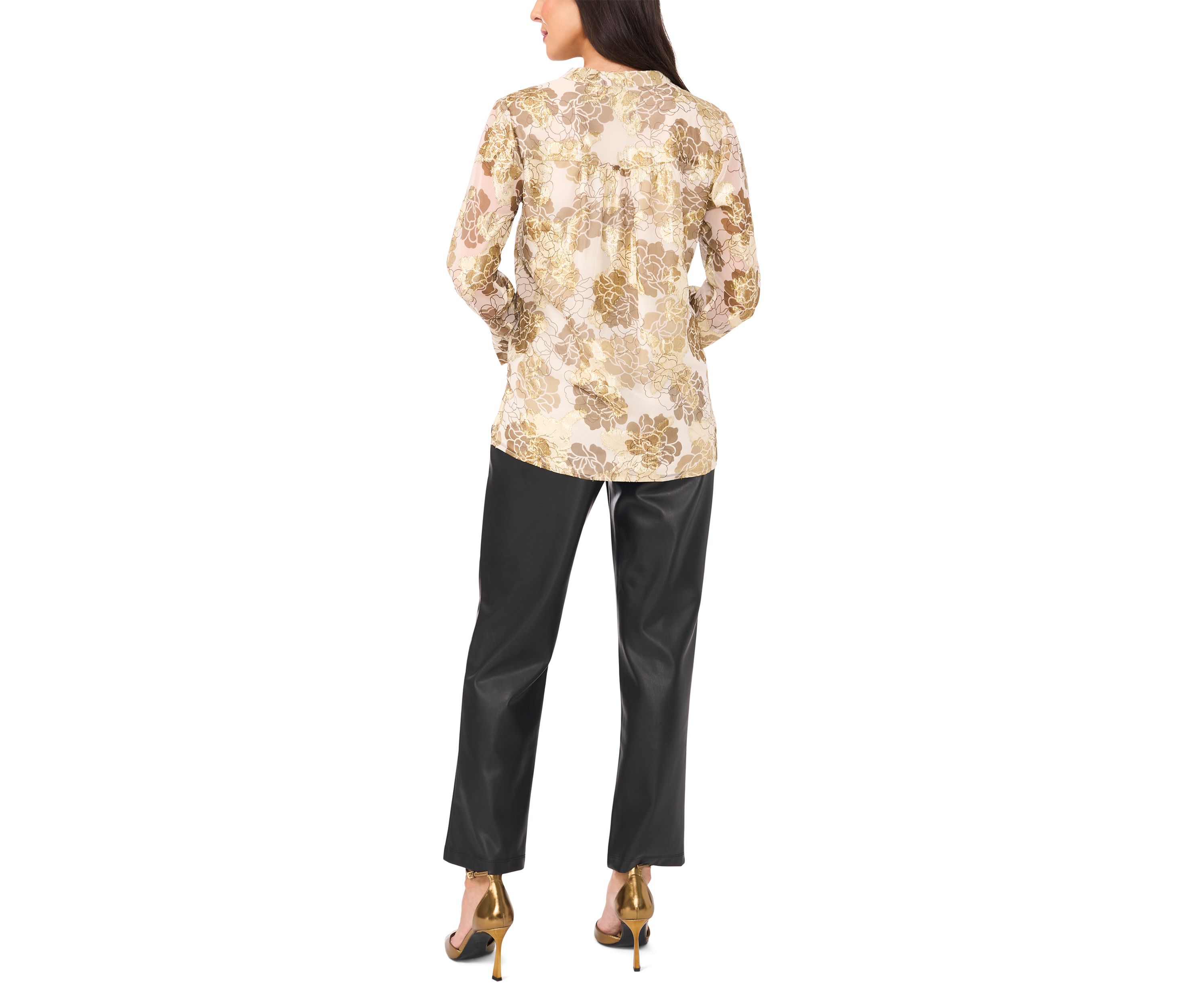 Womens Split Sleeve Blouse