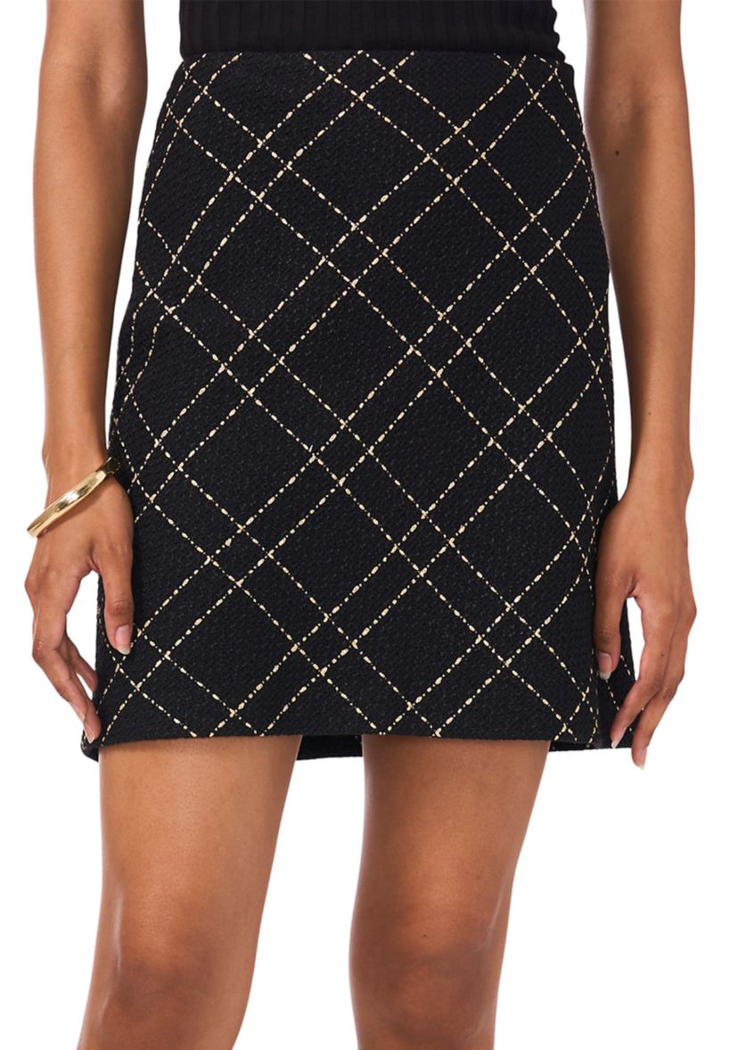 Womens Tweed Short Skirt