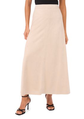 Vince Camuto Women's A-Line Vegan Suede Skirt, Large