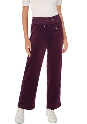 Vince Camuto Women's Straight Leg Velour Pants, XS