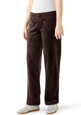 Vince Camuto Women's Straight Leg Velour Pants, XL