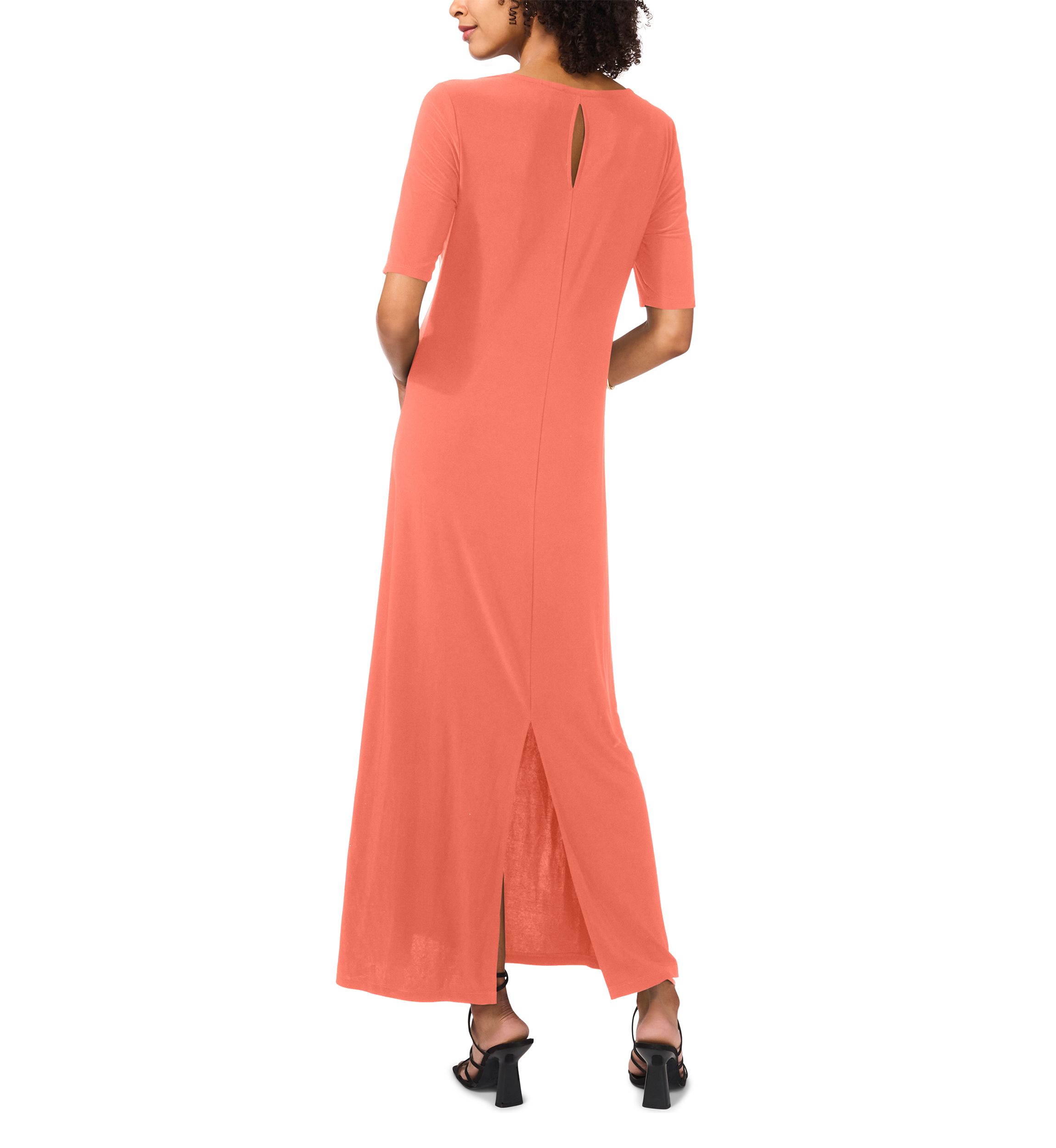 Womens Solid Midi Dress
