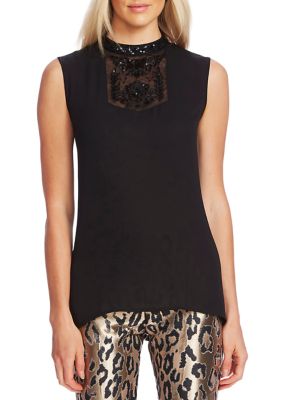 Vince Camuto Women's Bead Neck Sleeveless Tunic Top | belk