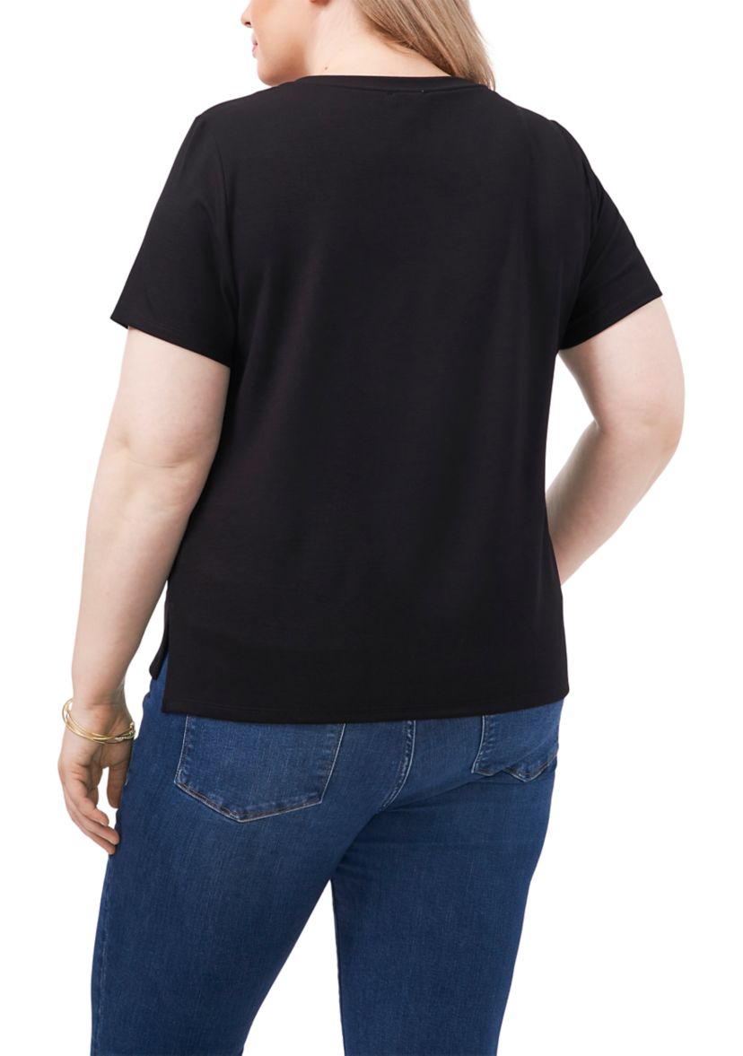 Plus Size Crew Neck T-Shirt