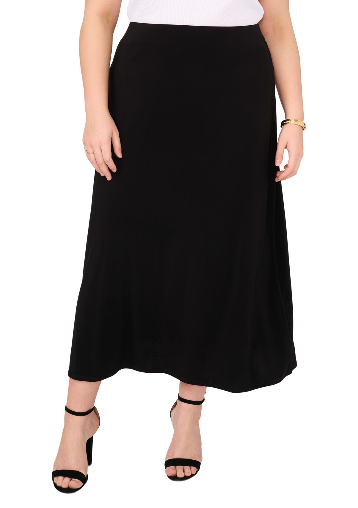 Plus Size Maxi Skirt