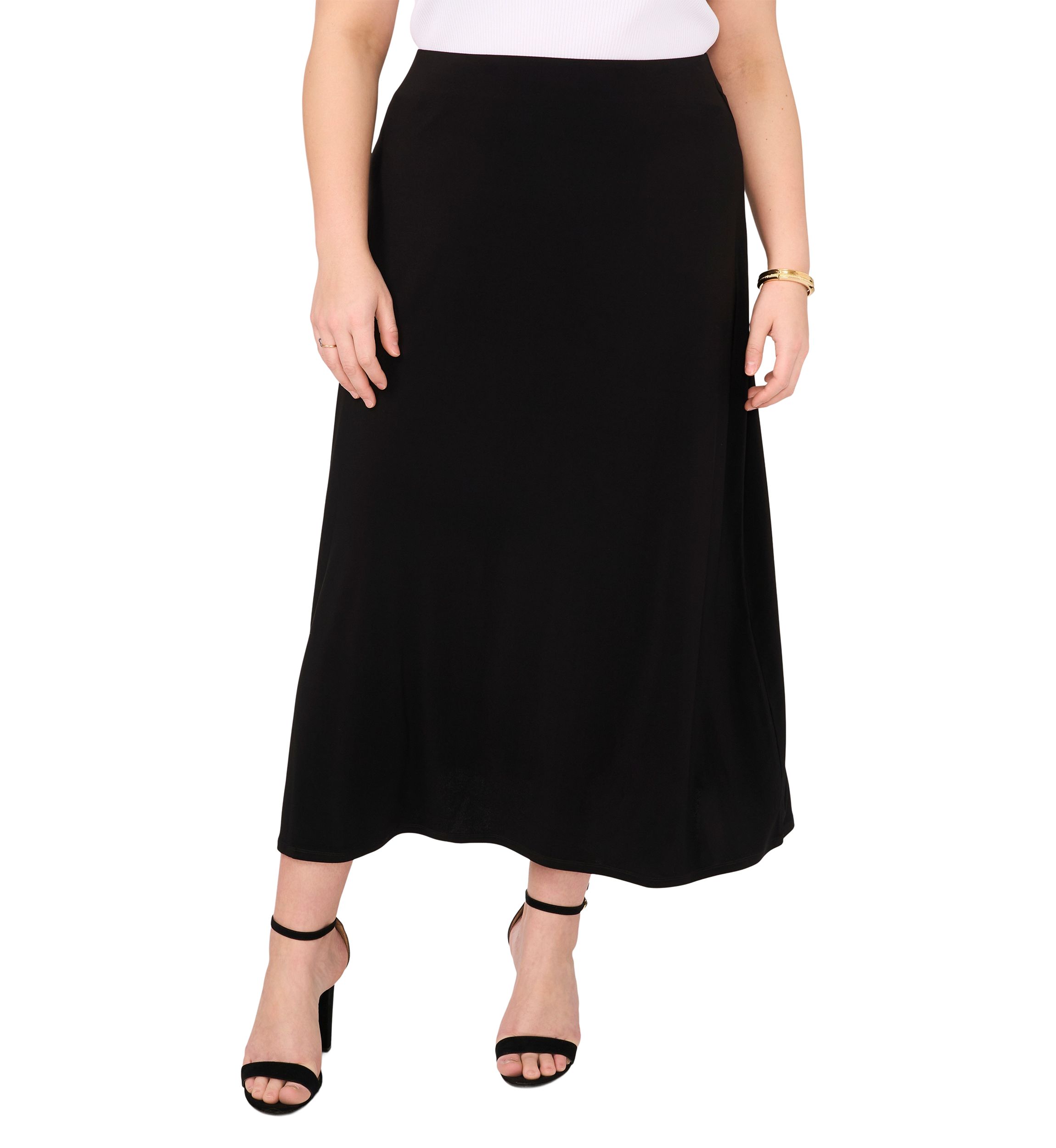 Plus Size Maxi Skirt