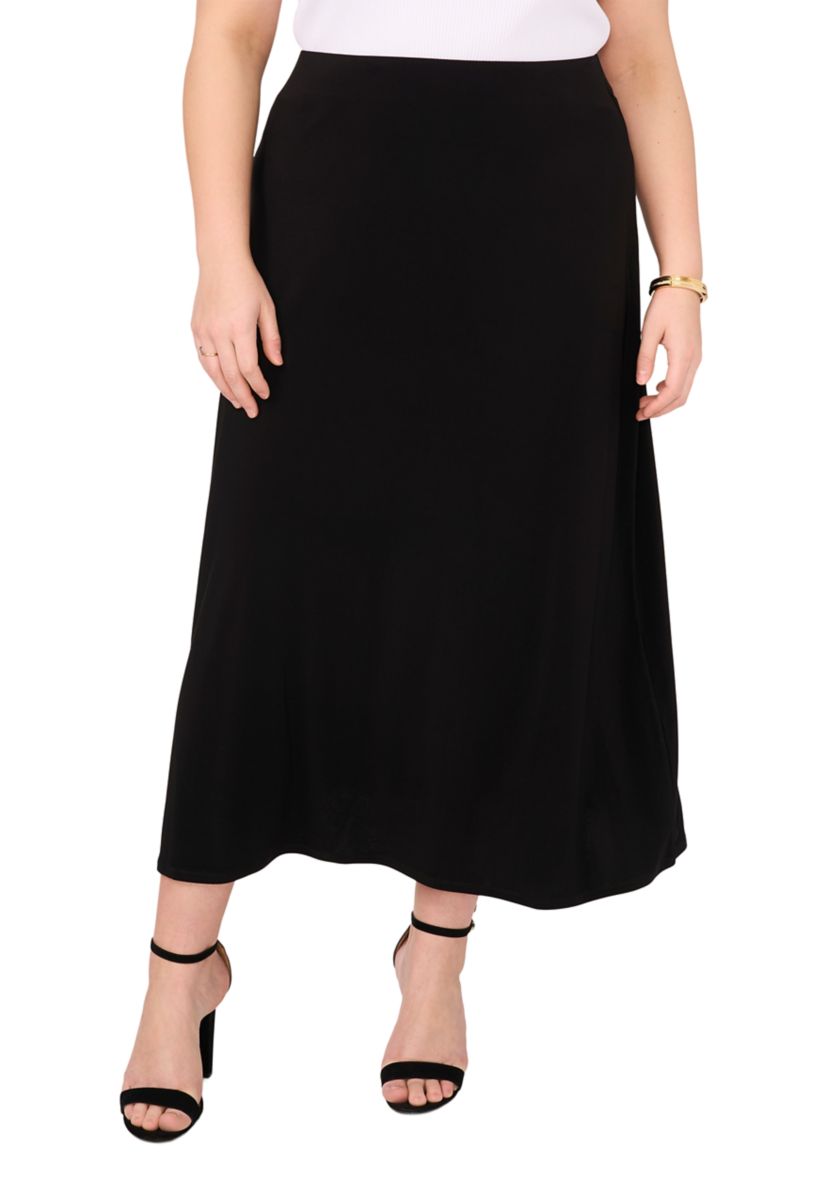 Plus Size Maxi Skirt