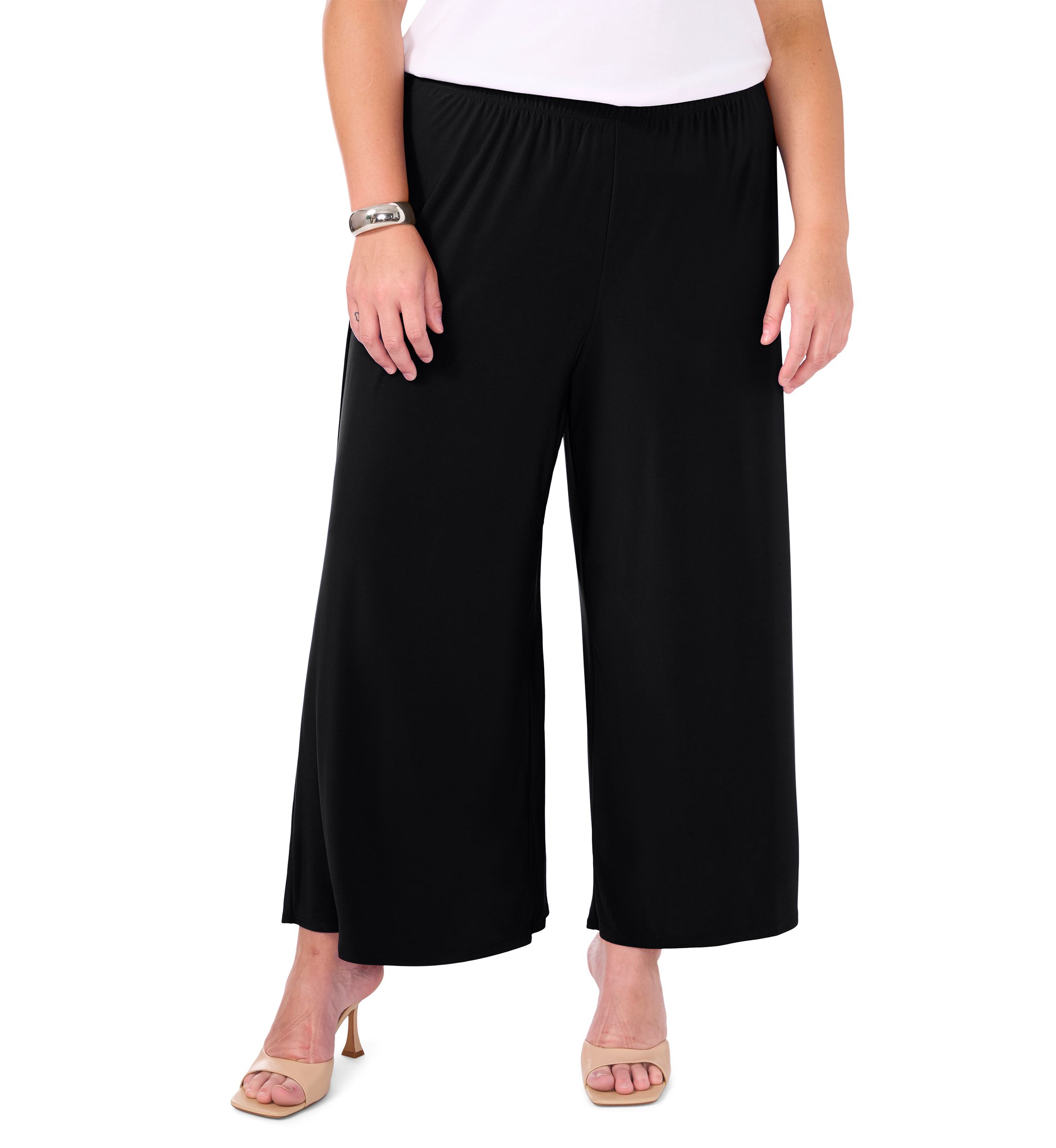 Plus Size Wide Leg Pants