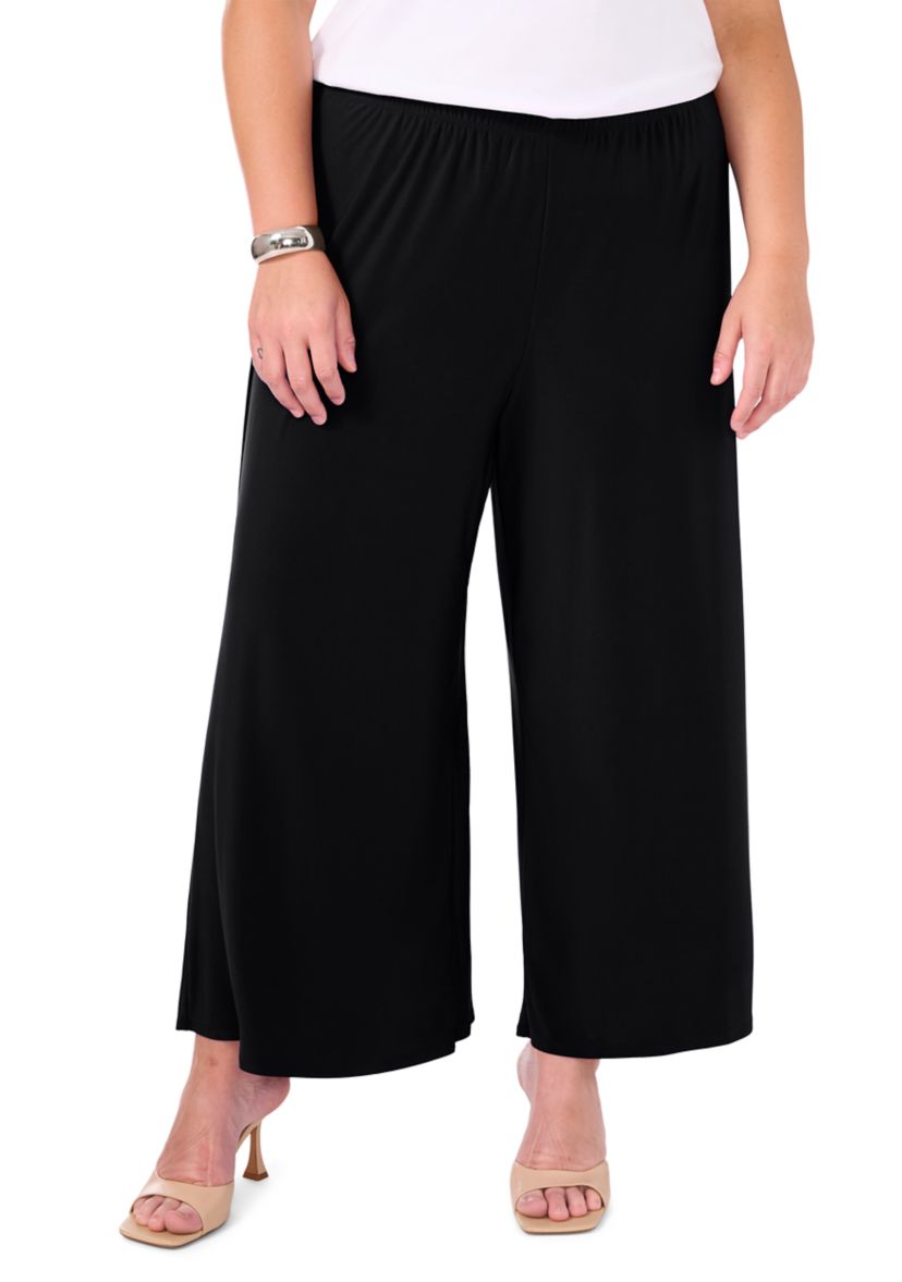 Plus Size Wide Leg Pants