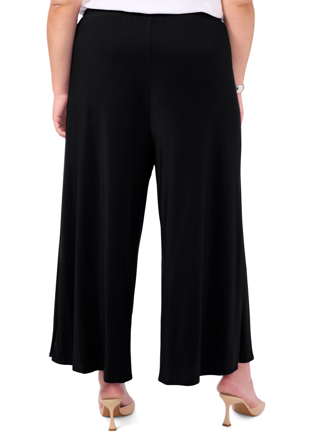 Plus Size Wide Leg Pants