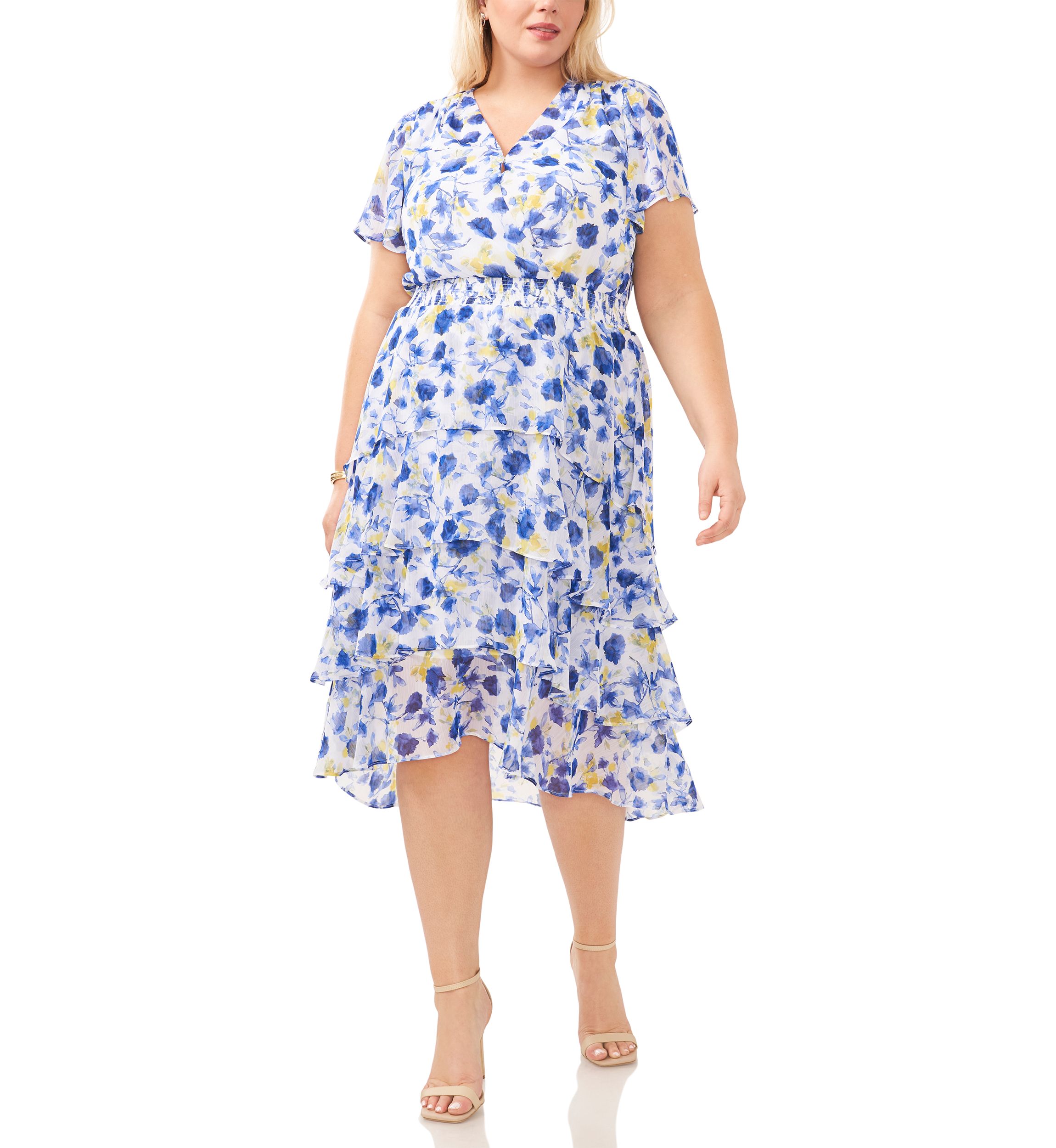 Plus Size 4 Tier Layered Dress