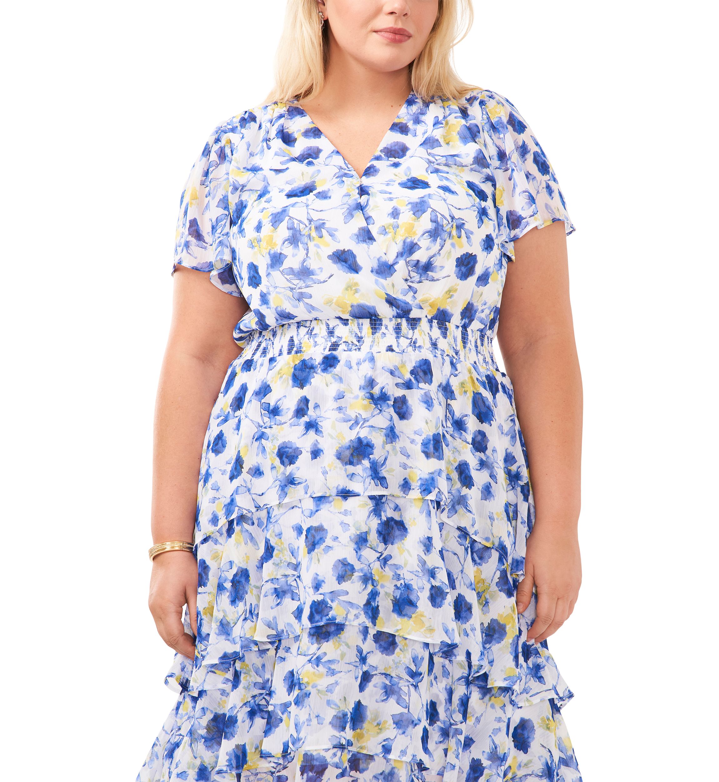 Plus Size 4 Tier Layered Dress