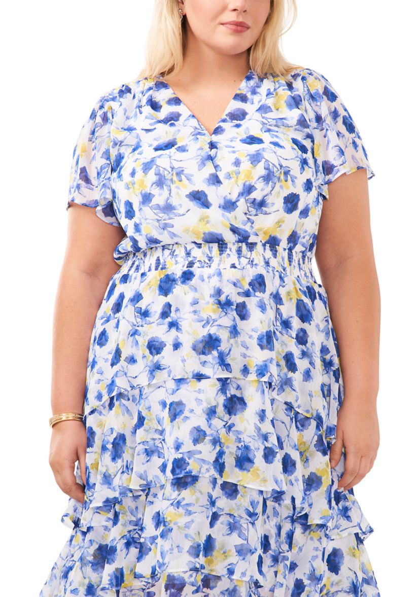 Plus Size 4 Tier Layered Dress