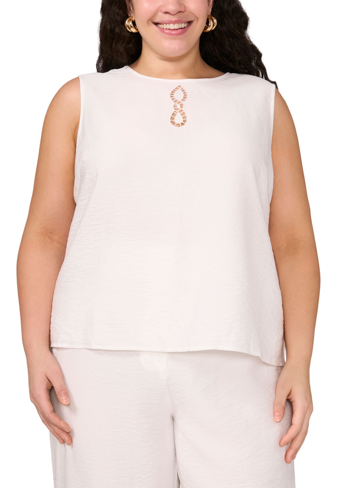 Plus Size Cropped Blouse