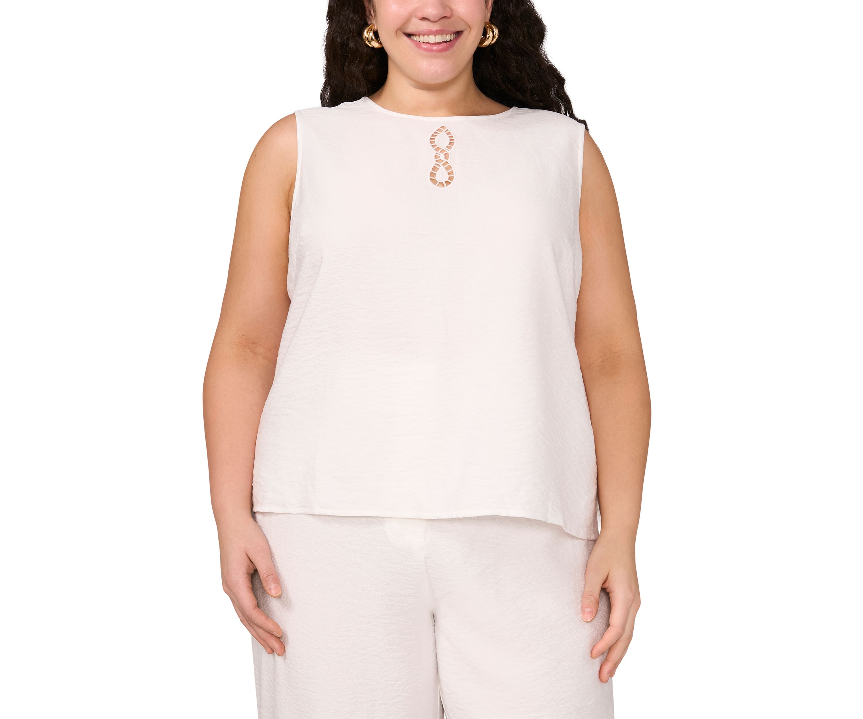 Plus Size Cropped Blouse