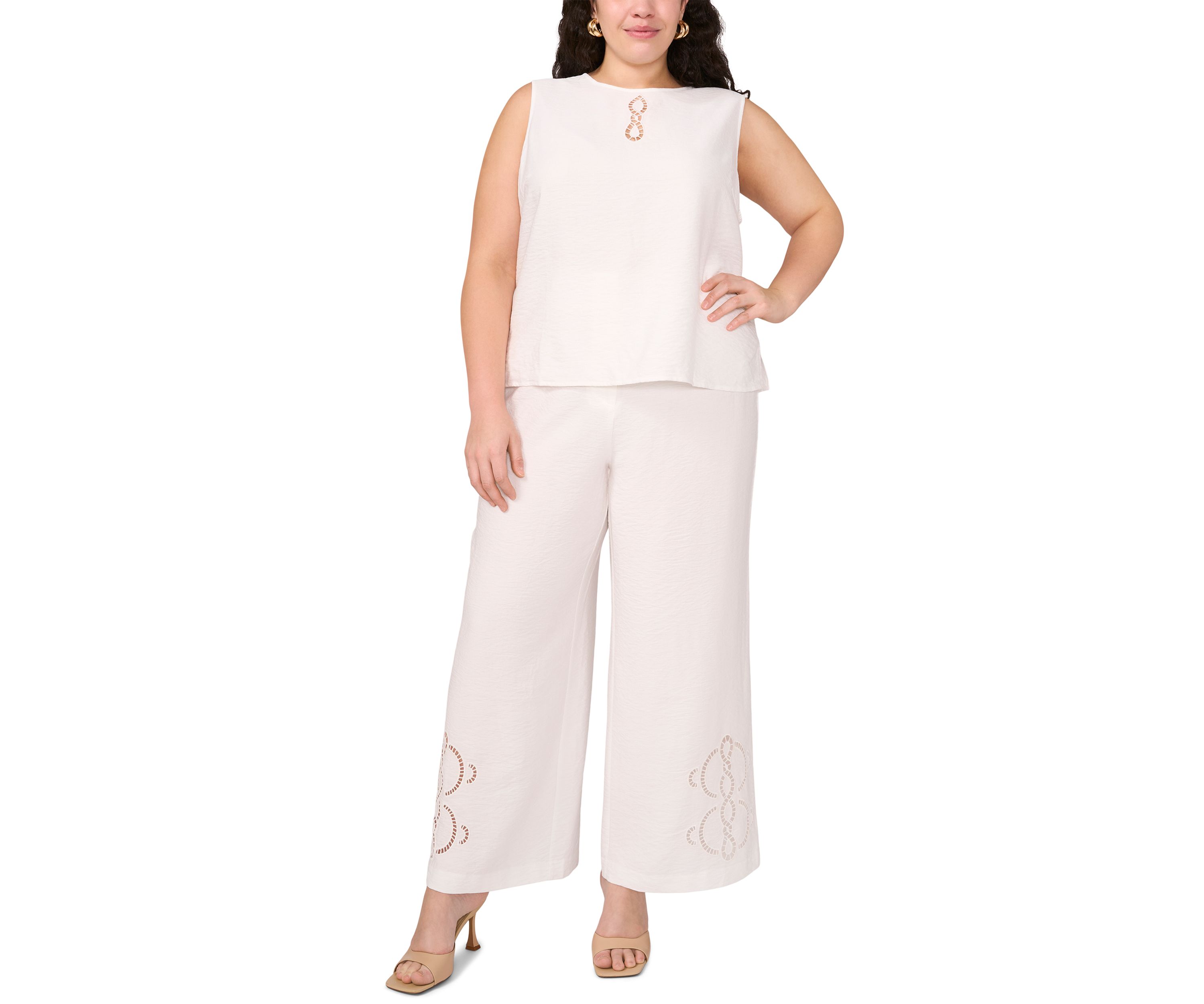 Plus Size Cropped Blouse