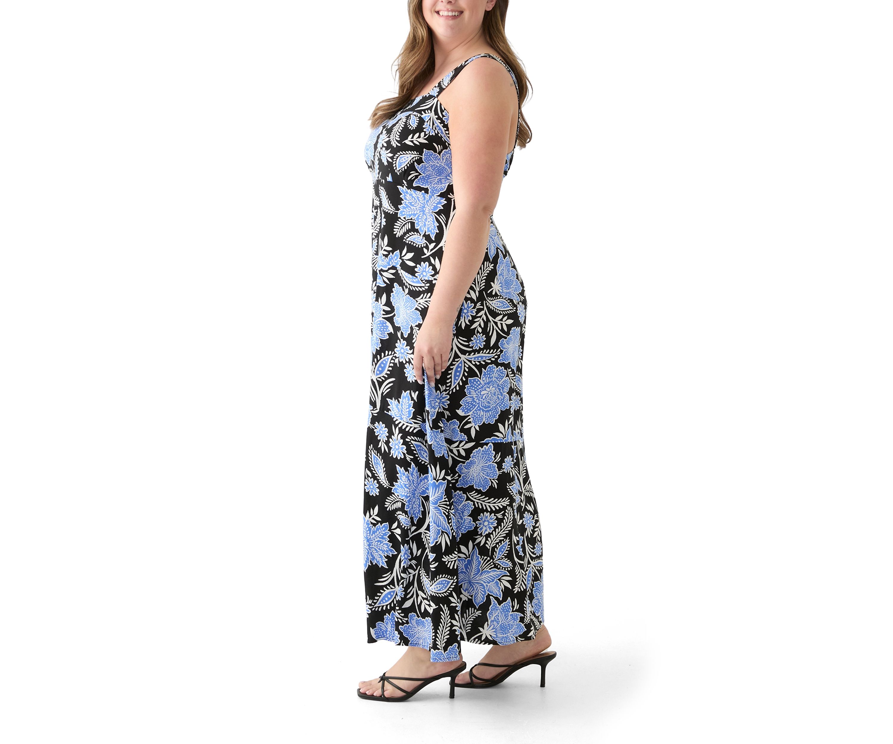Plus Size Four Tier Maxi Dress 