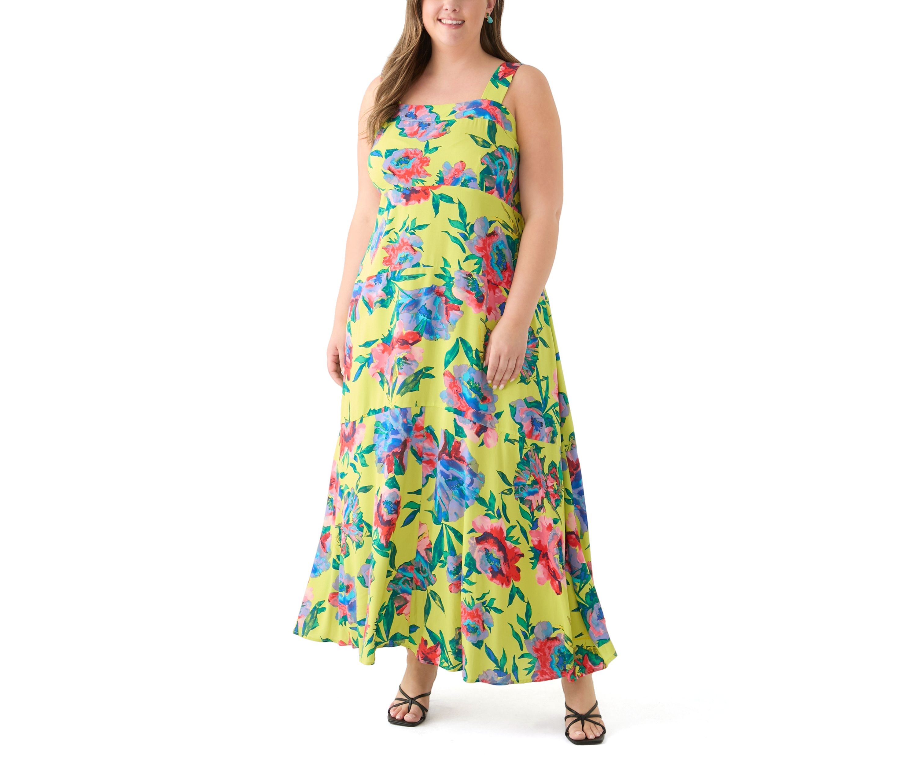 Plus Size Four Tier Maxi Dress