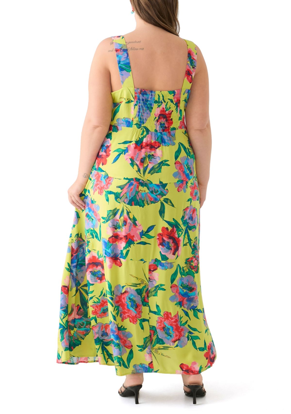 Plus Size Four Tier Maxi Dress