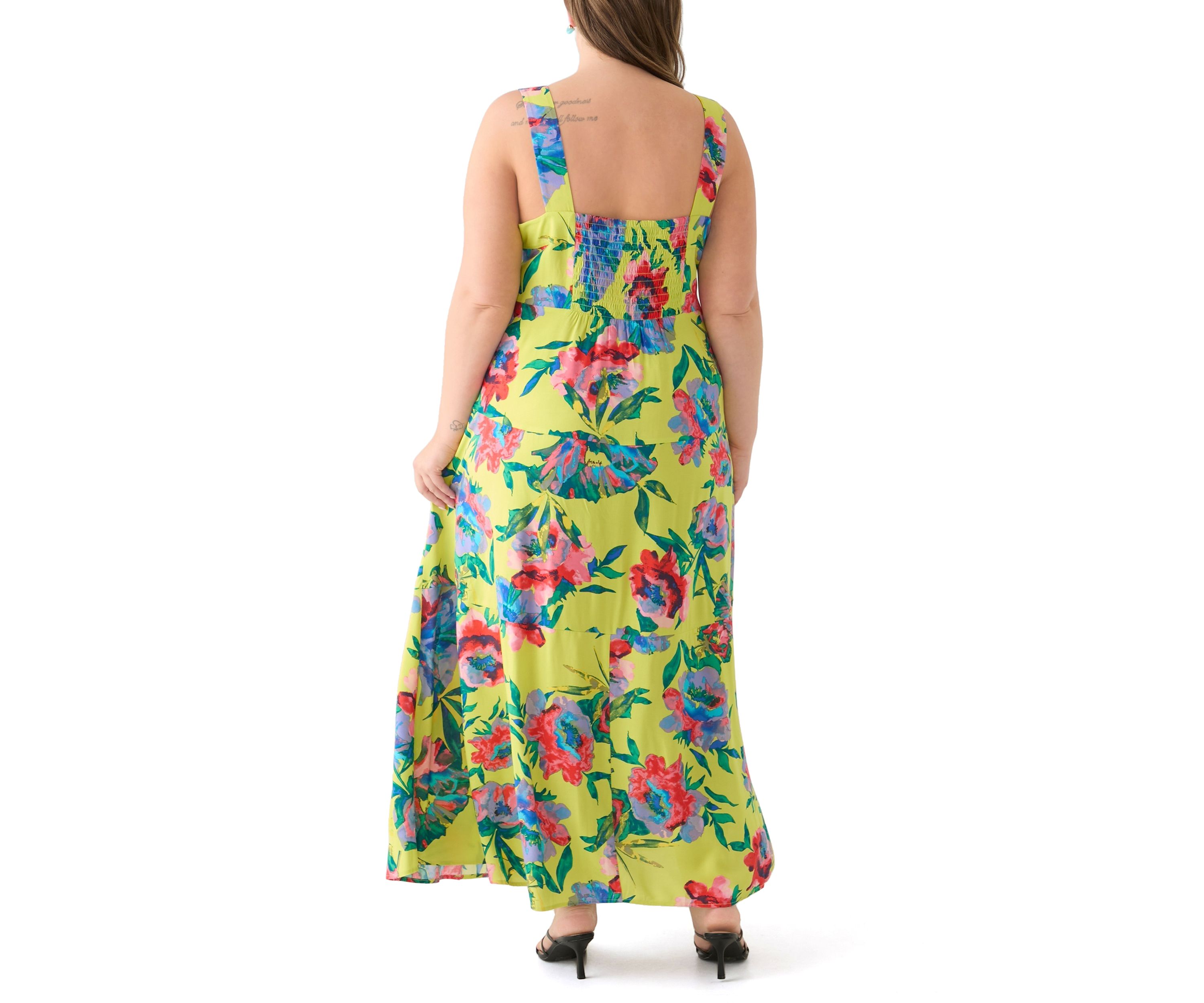 Plus Size Four Tier Maxi Dress