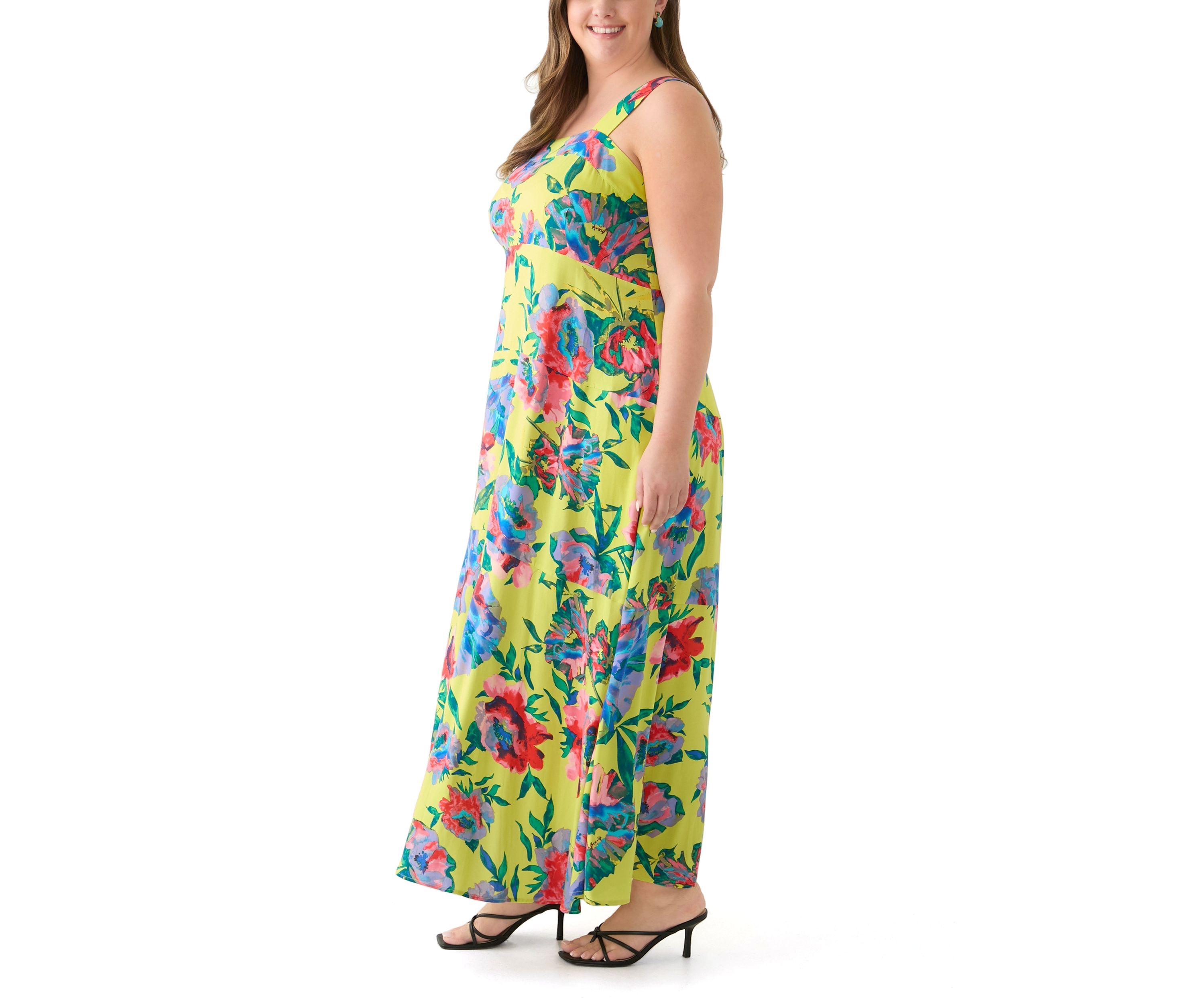 Plus Size Four Tier Maxi Dress