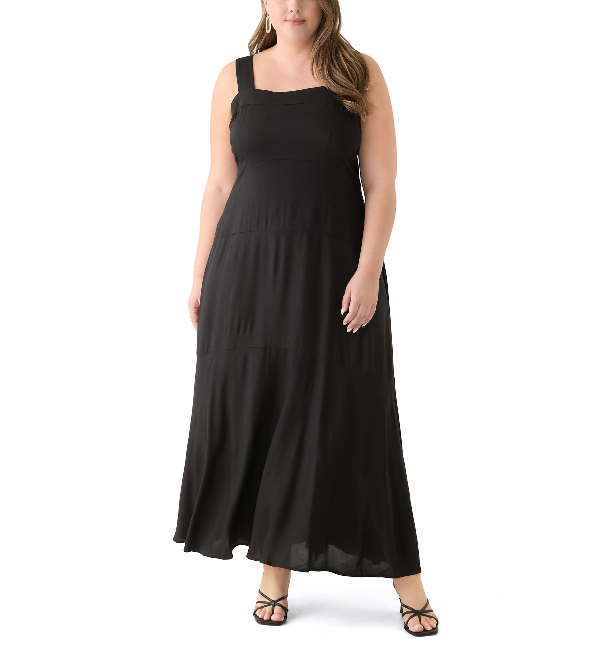 Plus Size Four Tier Maxi Dress