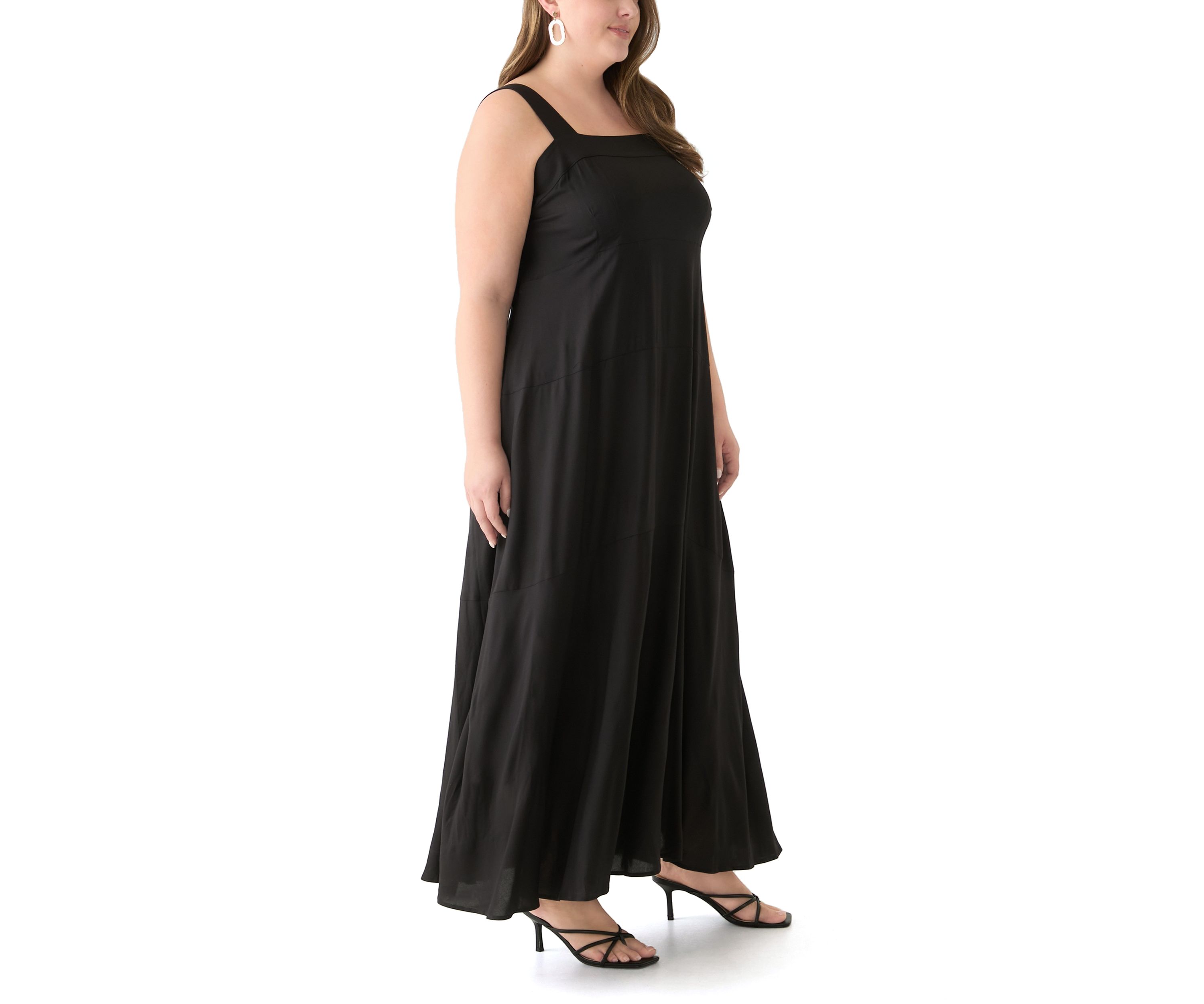 Plus Size Four Tier Maxi Dress