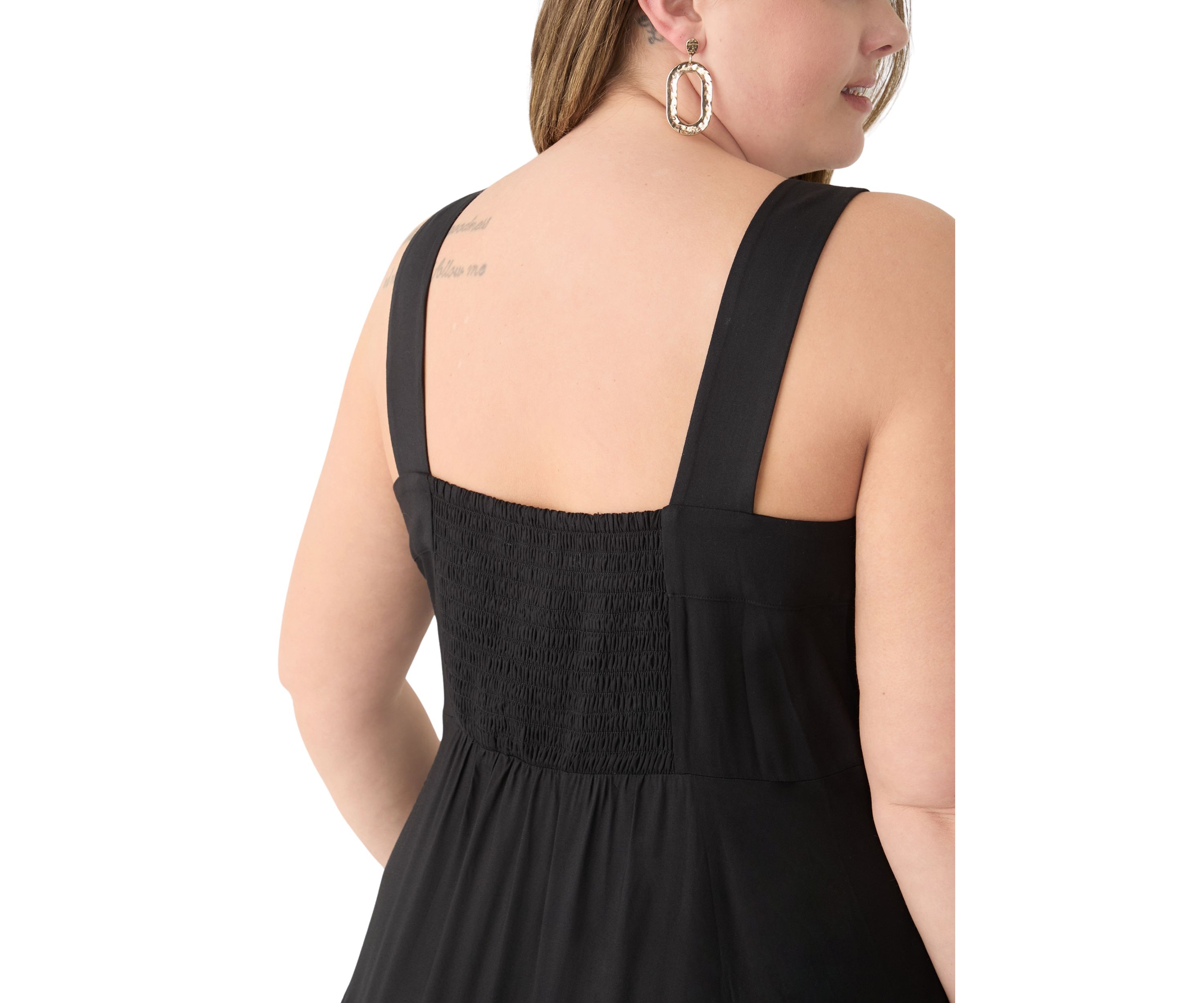 Plus Size Four Tier Maxi Dress