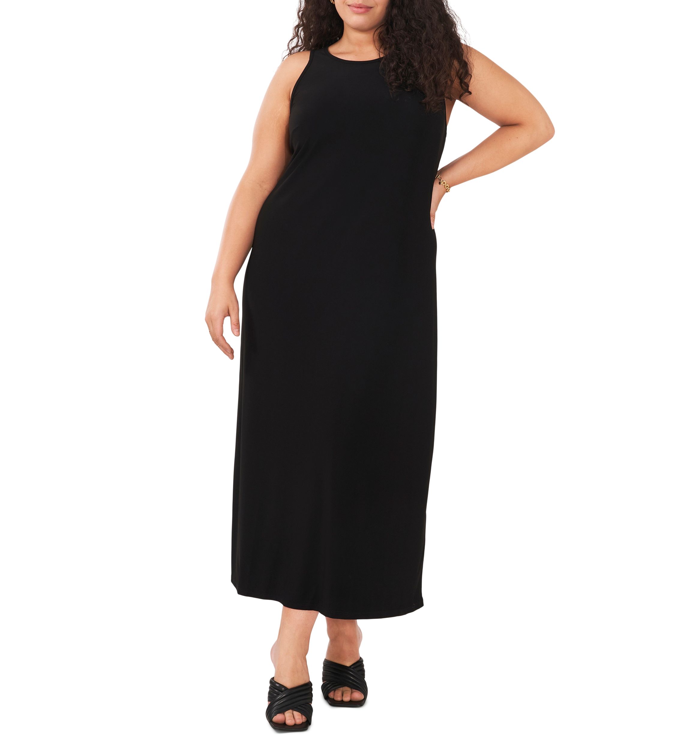 Plus Size Keyhole Back Dress