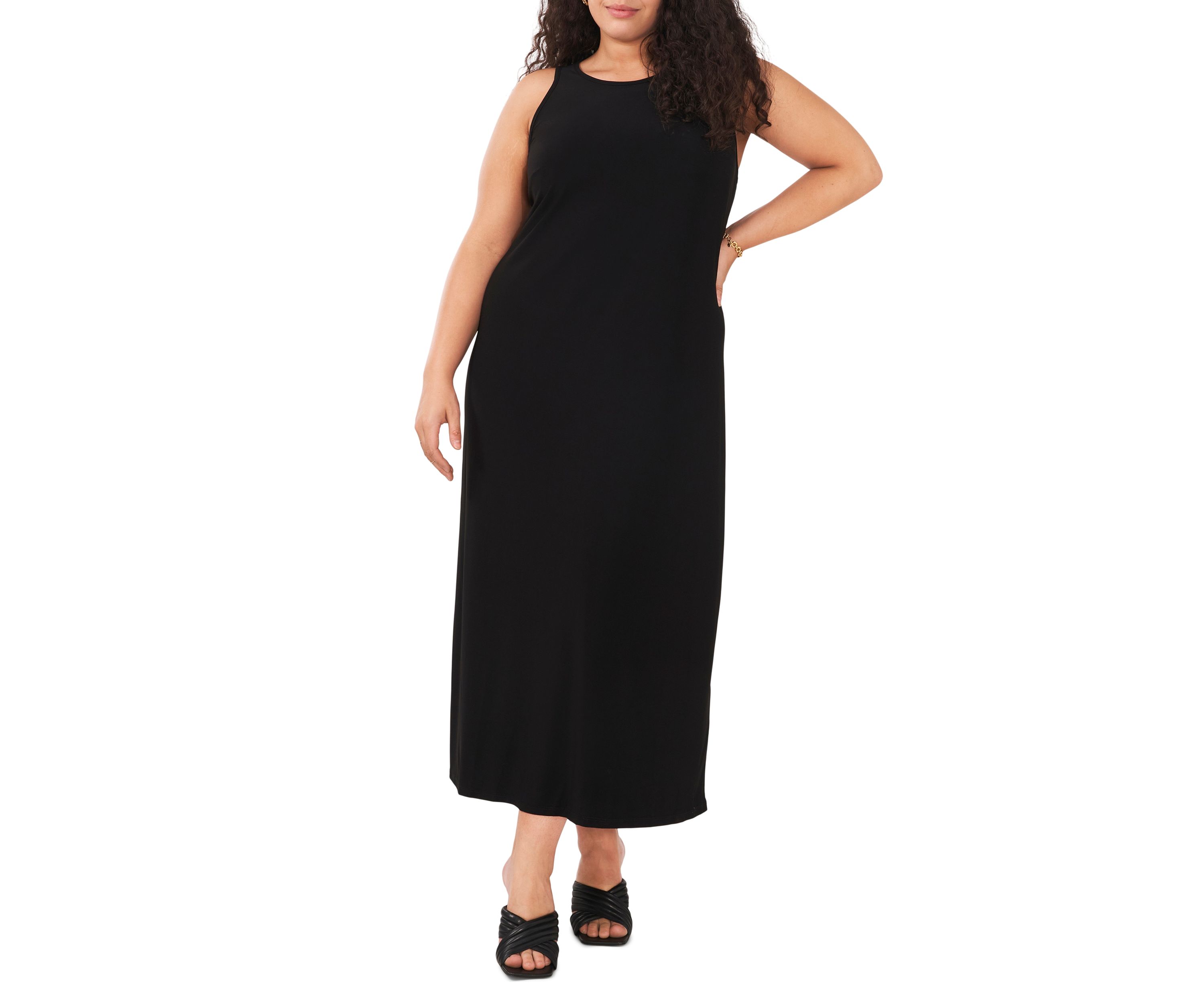 Plus Size Keyhole Back Dress