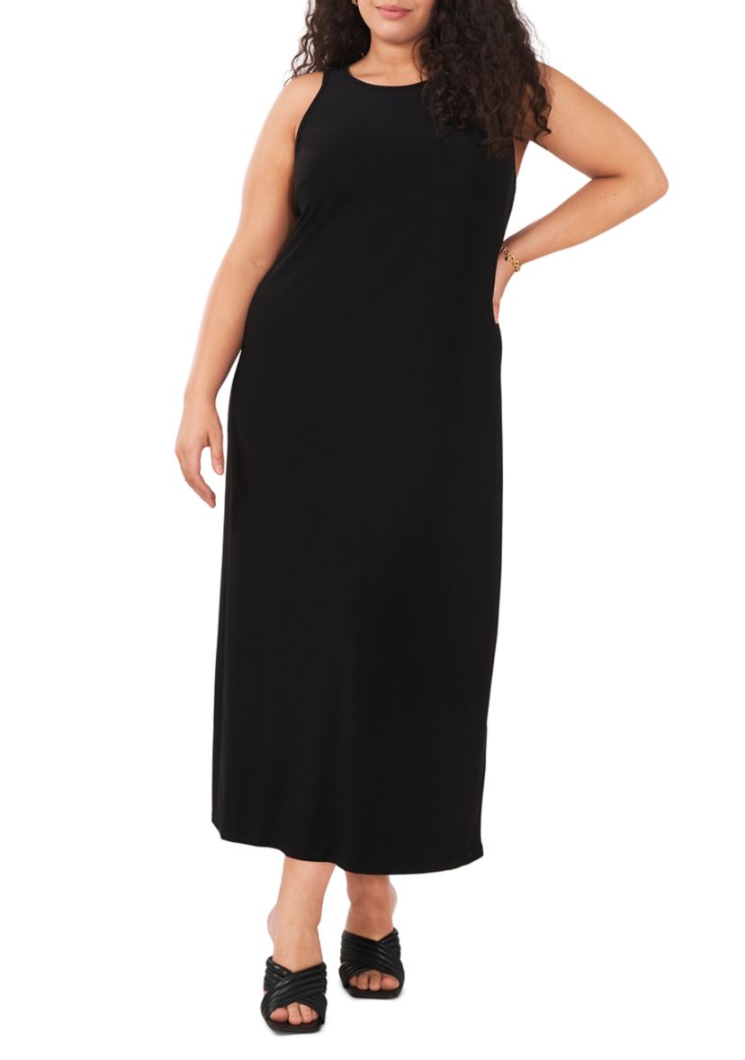 Plus Size Keyhole Back Dress