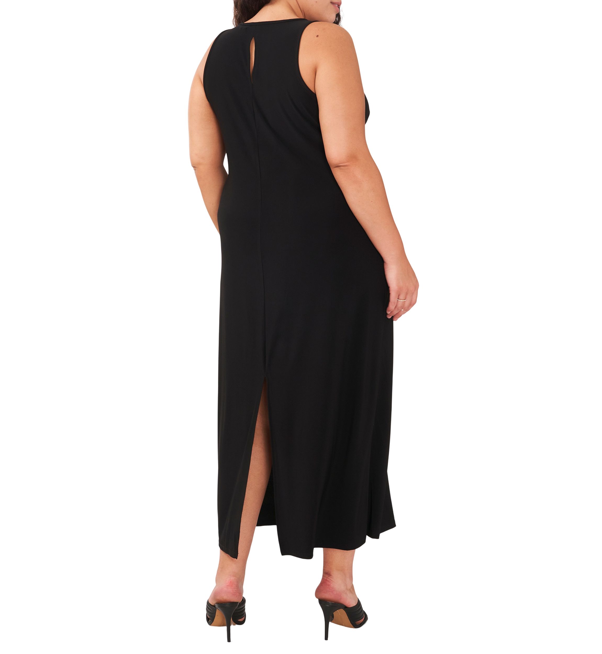 Plus Size Keyhole Back Dress