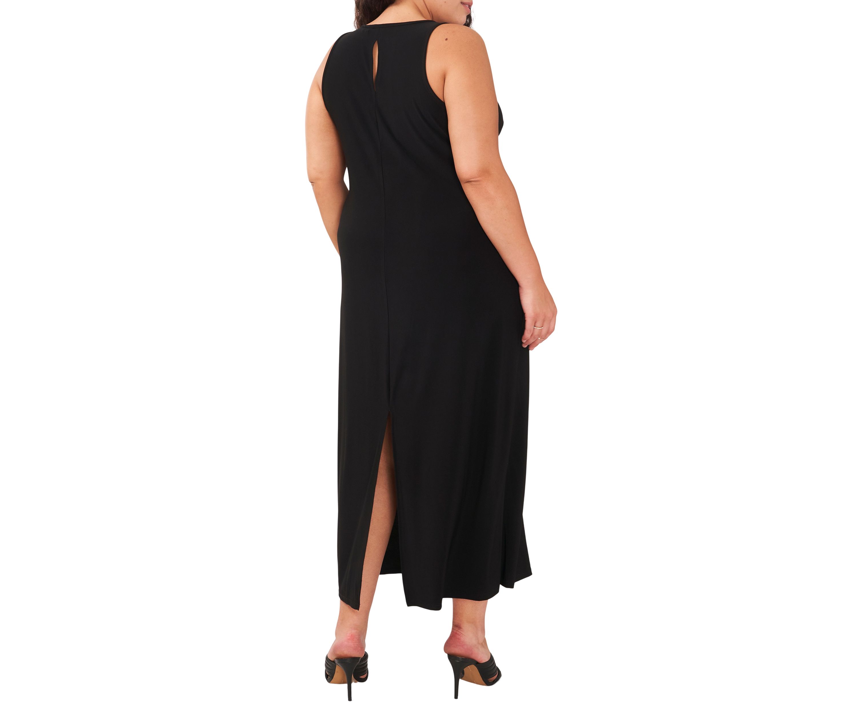 Plus Size Keyhole Back Dress