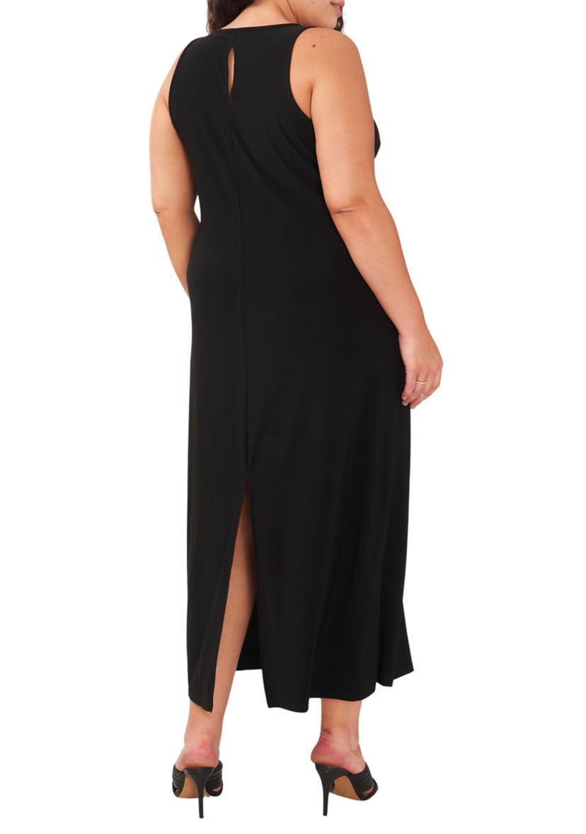 Plus Size Keyhole Back Dress