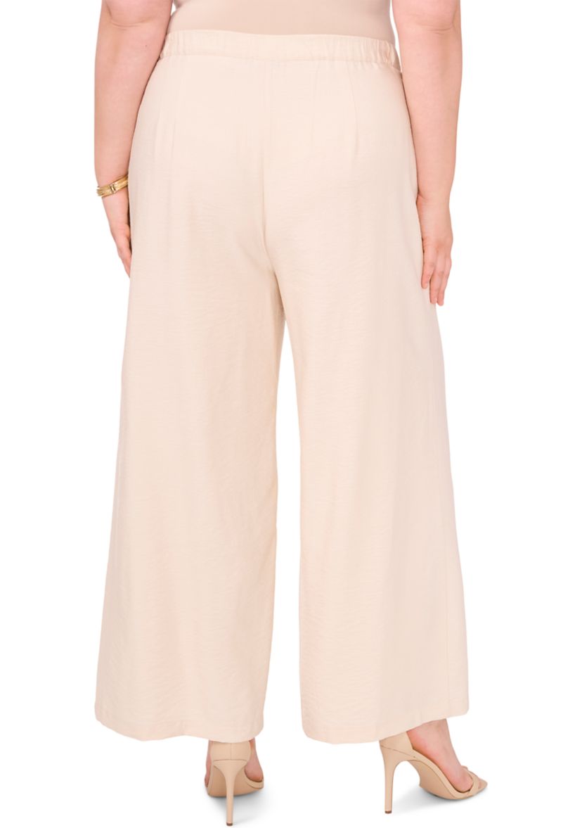 Plus Size Wide Leg Trousers