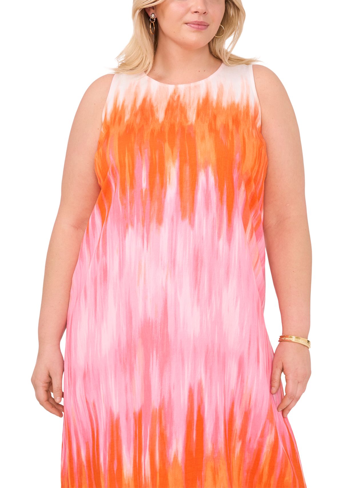 Plus Size Crew Neck Tank Dress