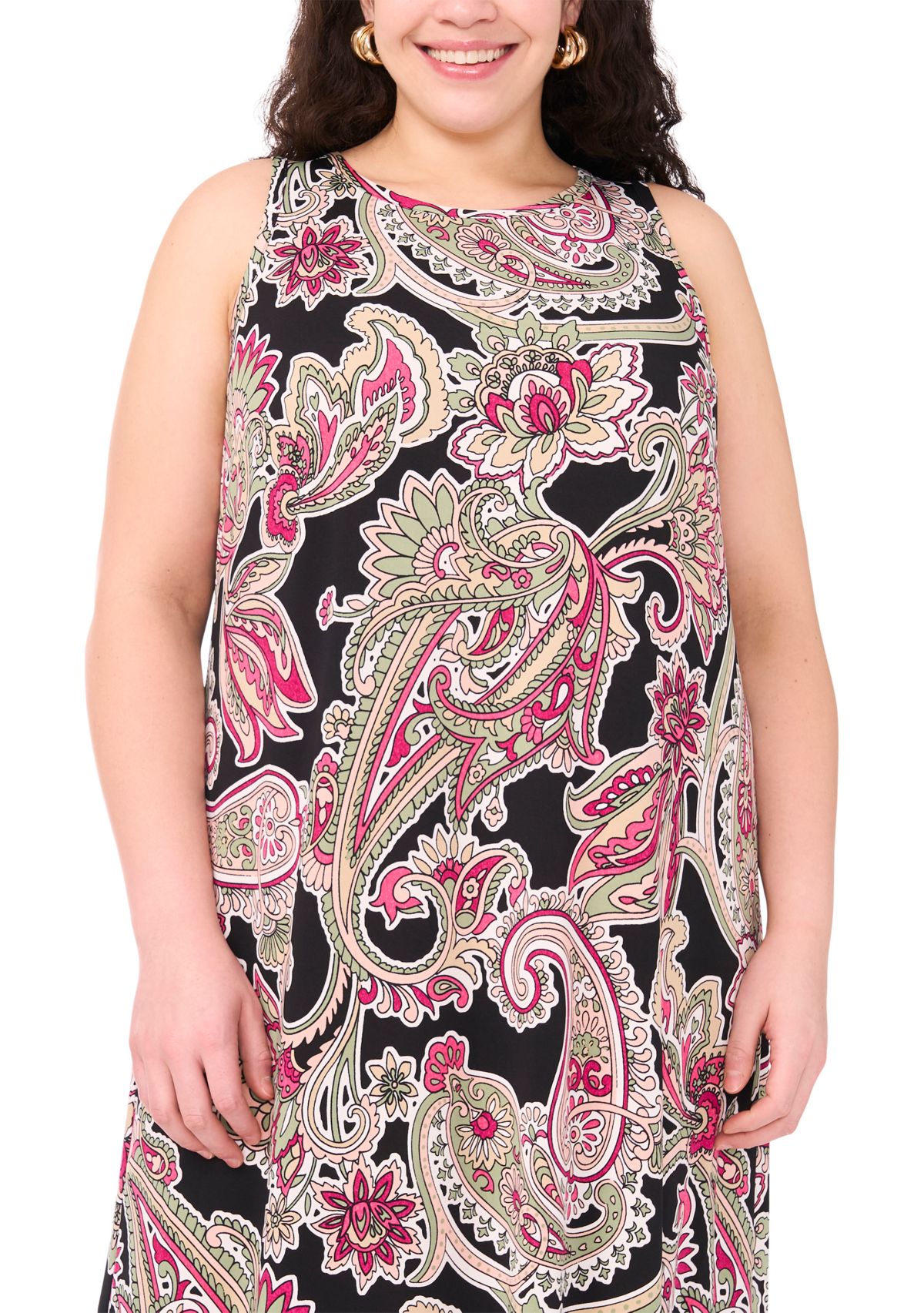 Plus Size Sleeveless Tank Dress
