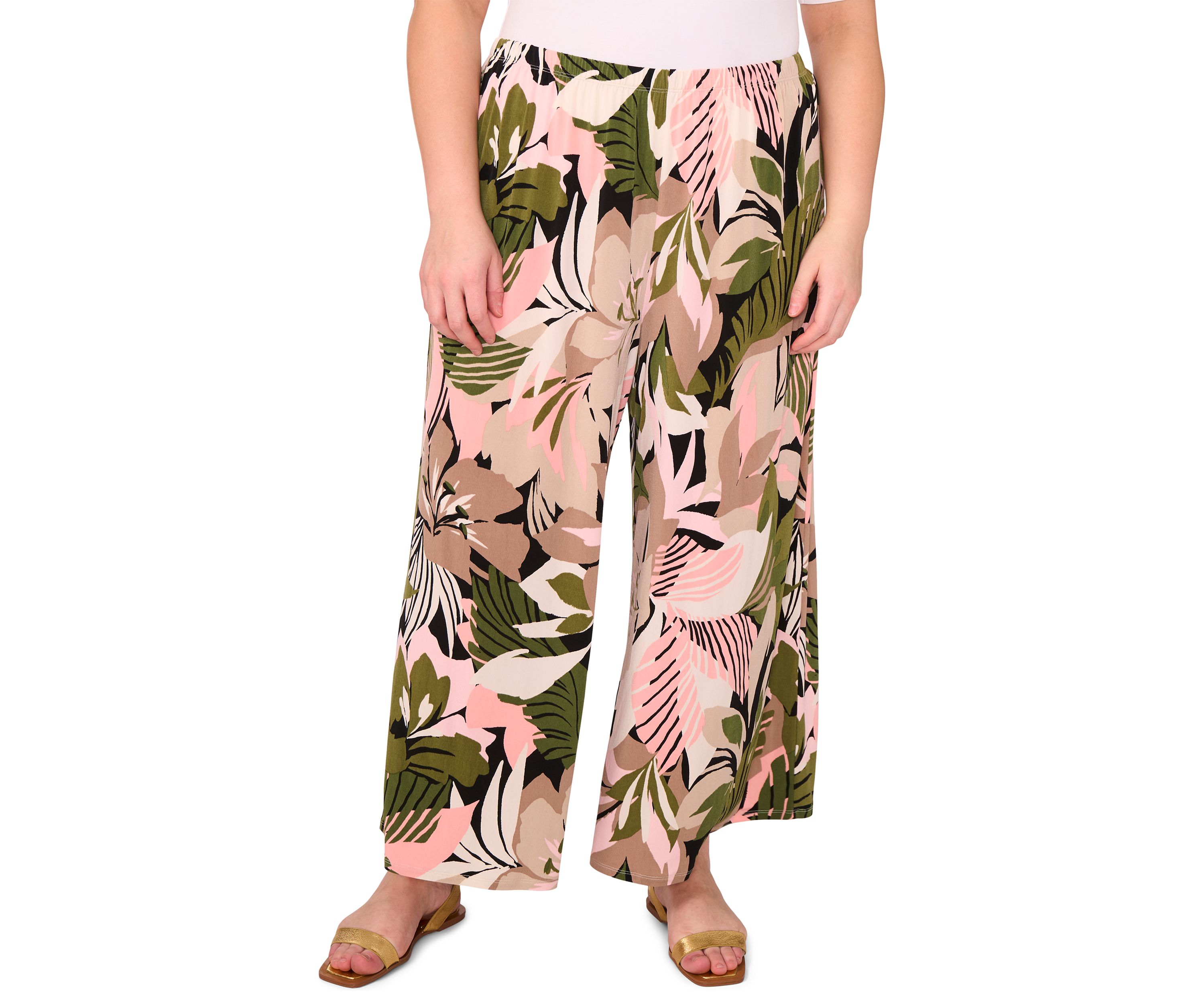 Plus Size Wide Leg Pants 