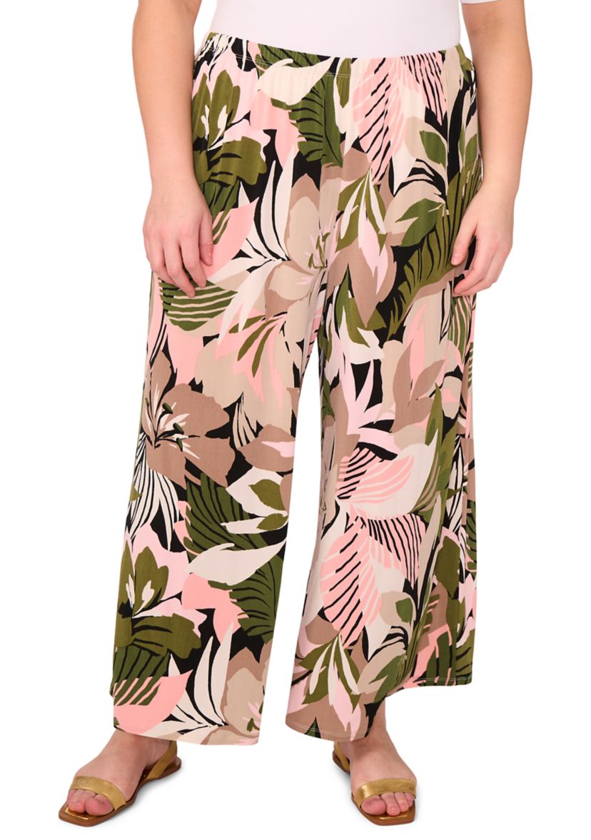 Plus Size Wide Leg Pants 