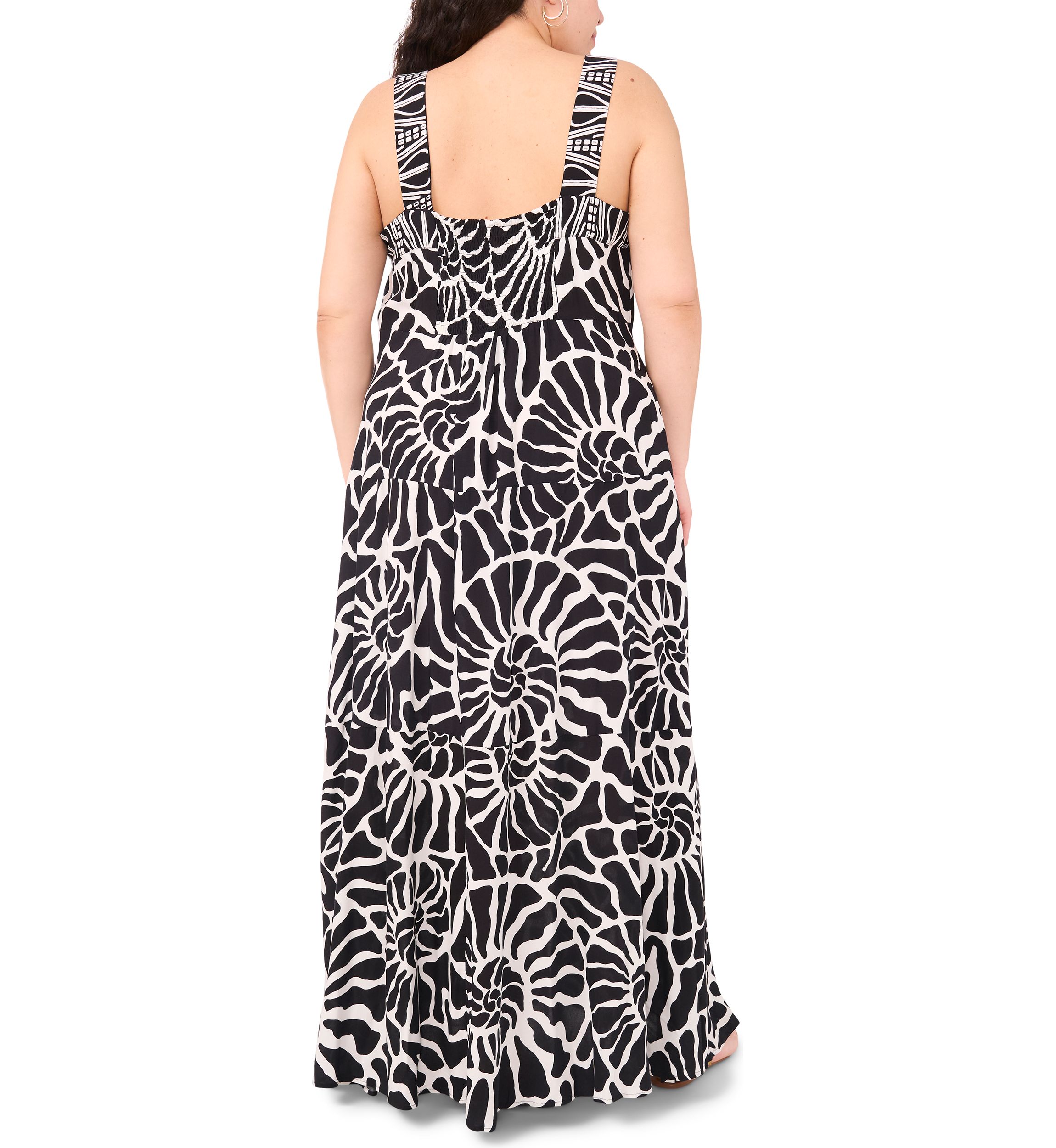 Plus Size Four Tier Maxi Dress