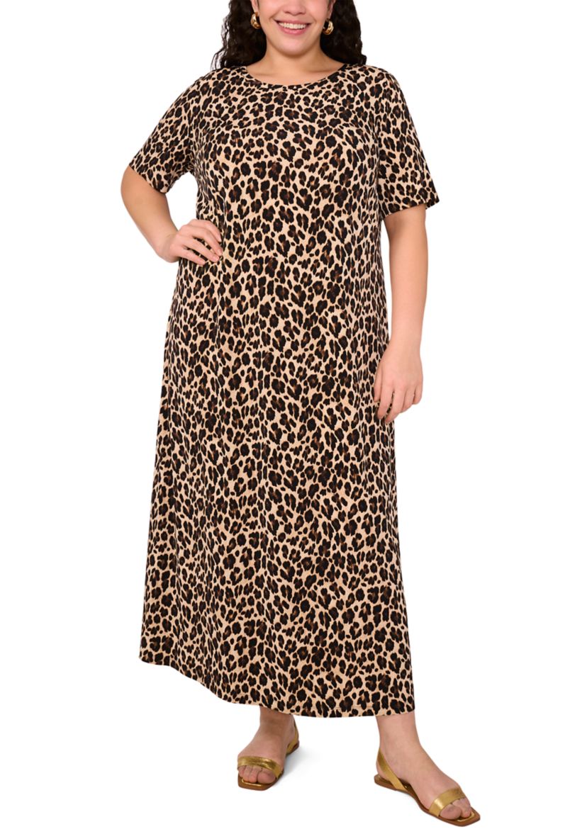 Plus Size Printed Maxi Dress