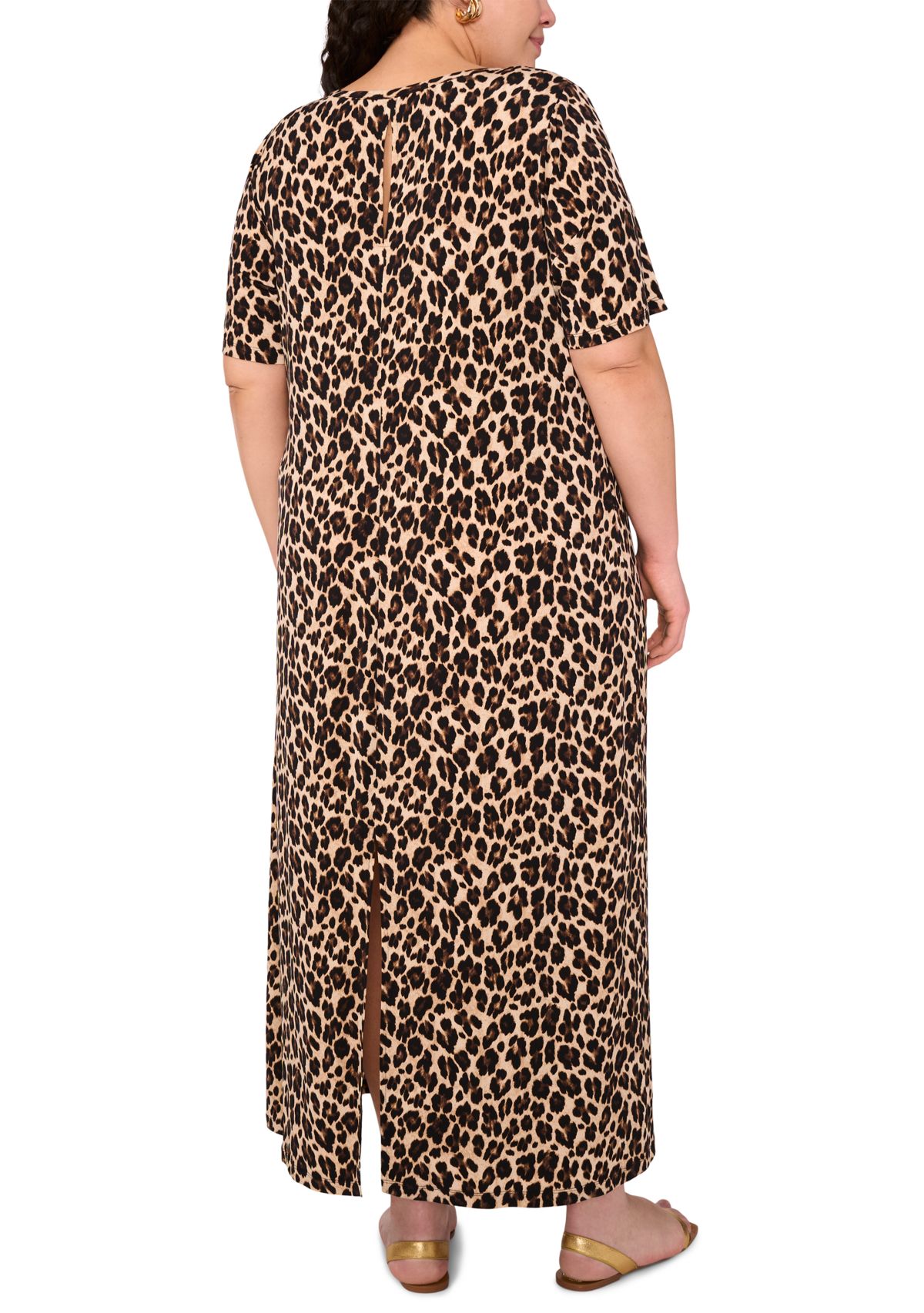 Plus Size Printed Maxi Dress