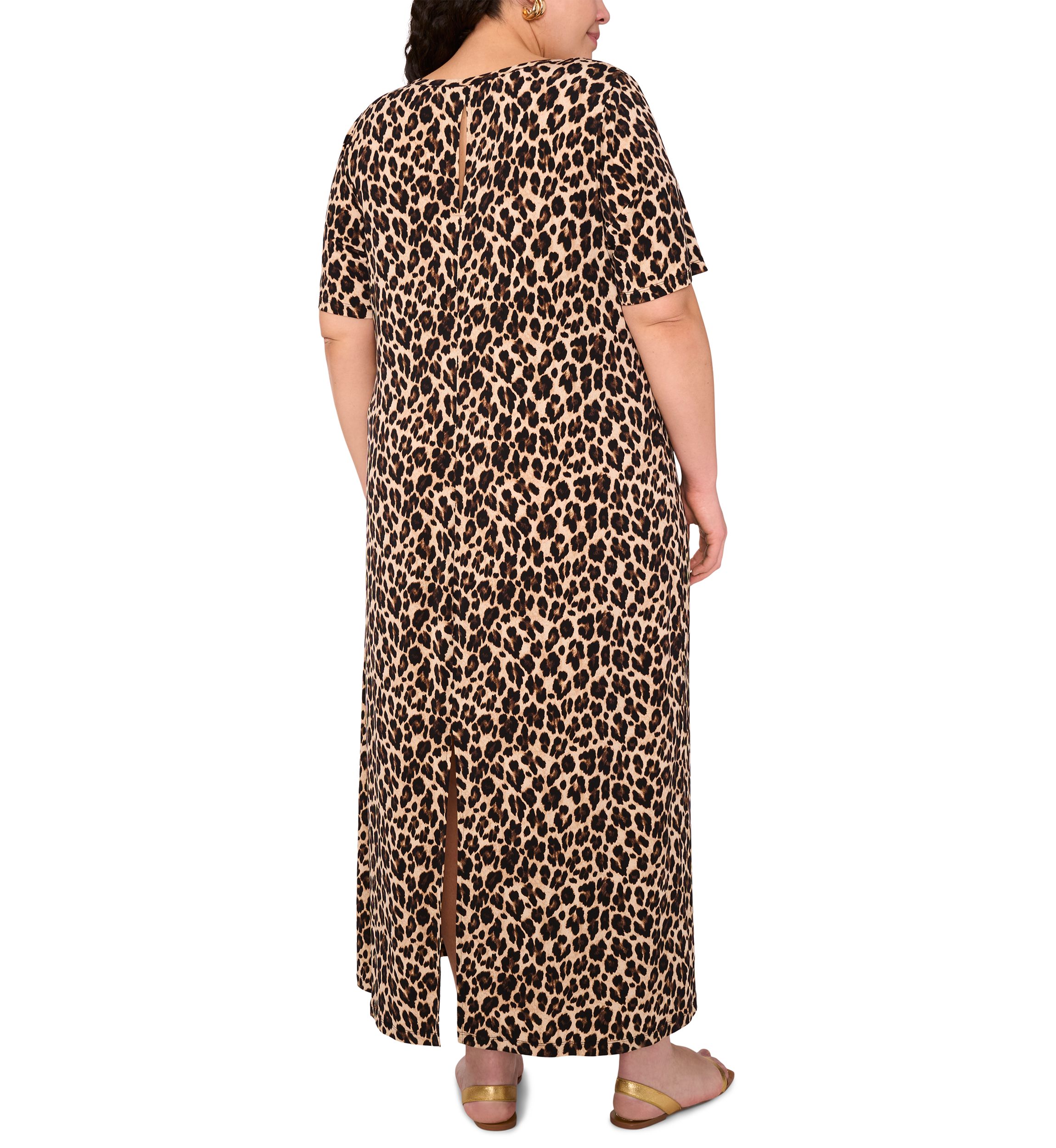 Plus Size Printed Maxi Dress